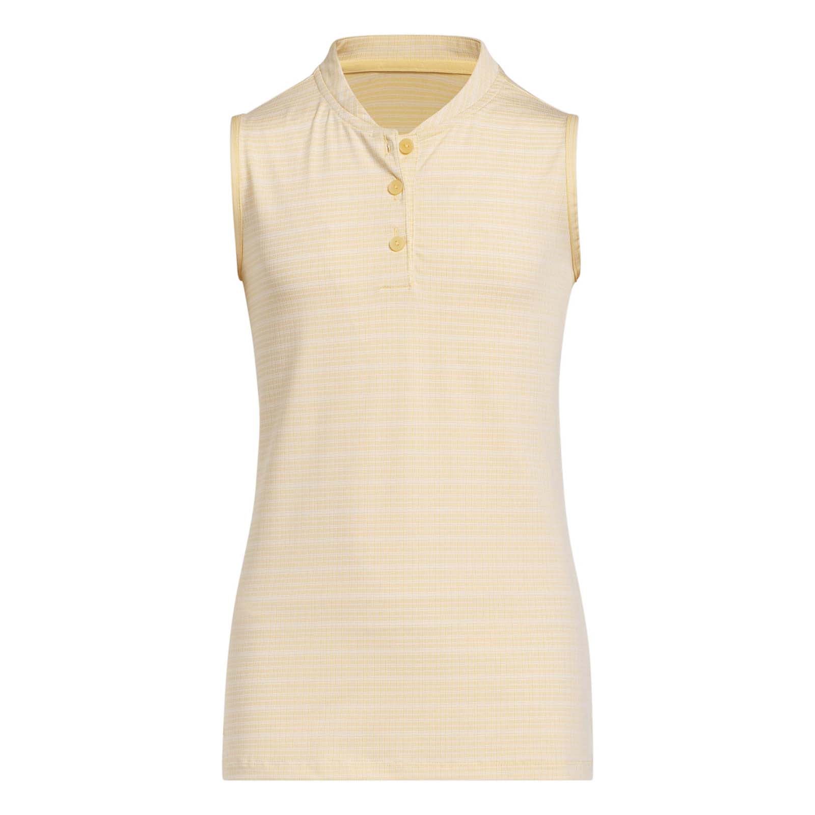 Adidas Junior's Sleeveless Polo - Semi Ice Tangerine