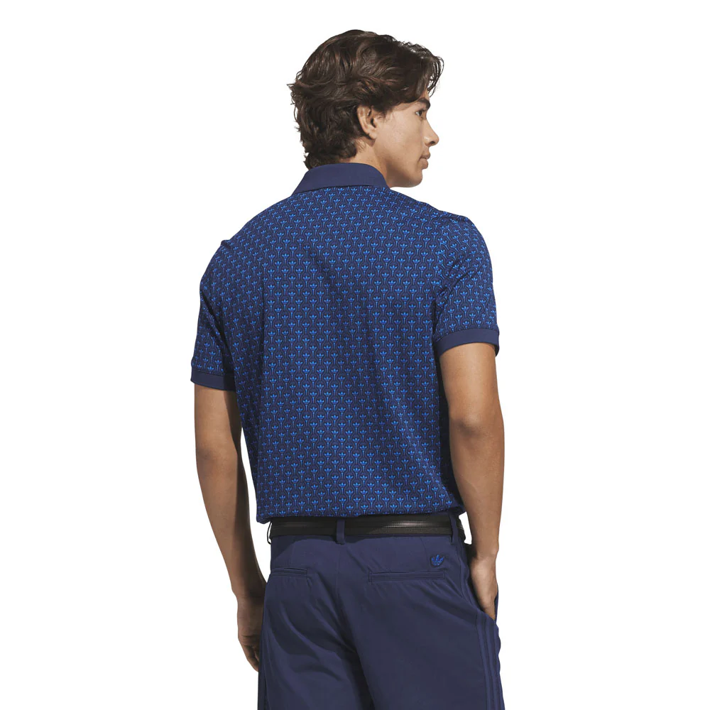 Adidas Men's Originals All Over Trefoil Polo - Image 3
