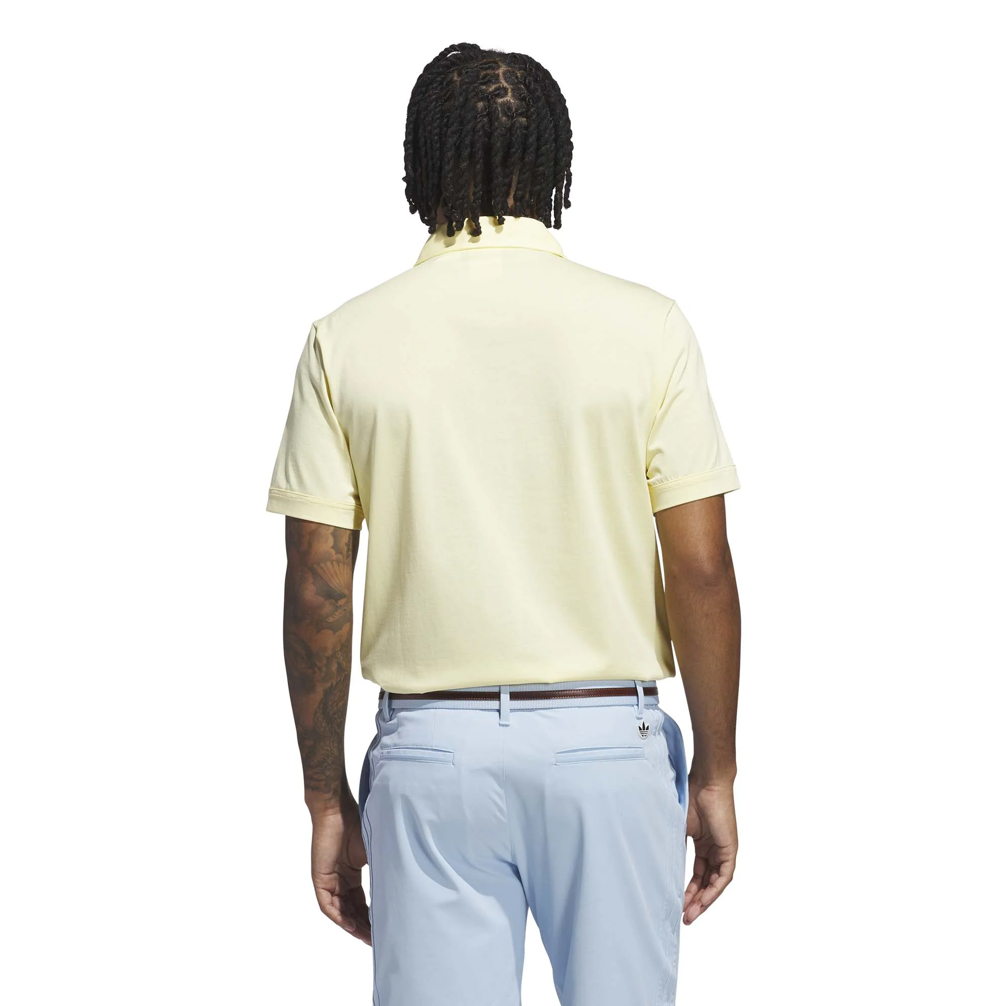 Adidas Men's Originals Archive Pocket Polo Shirt - Almost Yellow - Image 3