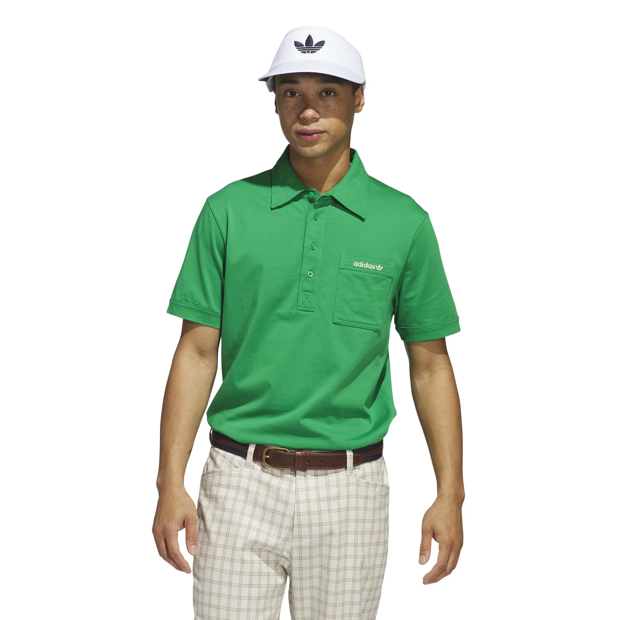Adidas Men's Originals Archive Pocket Polo Shirt - Green - Image 2