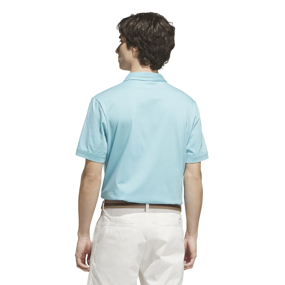 Adidas Men's Originals Archive Pocket Polo Shirt - Light Aqua - Image 3