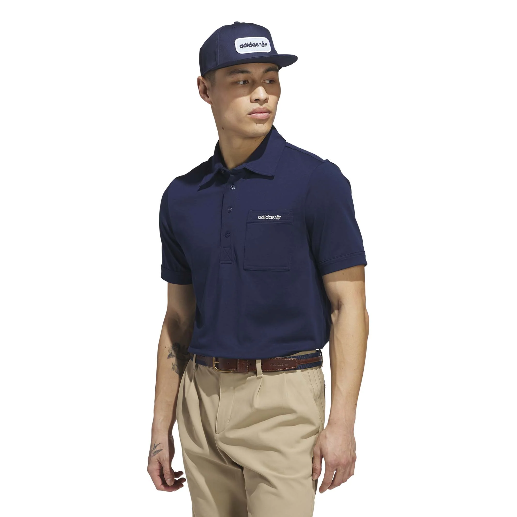 Adidas Men's Originals Archive Pocket Polo Shirt - Night Indigo - Image 2