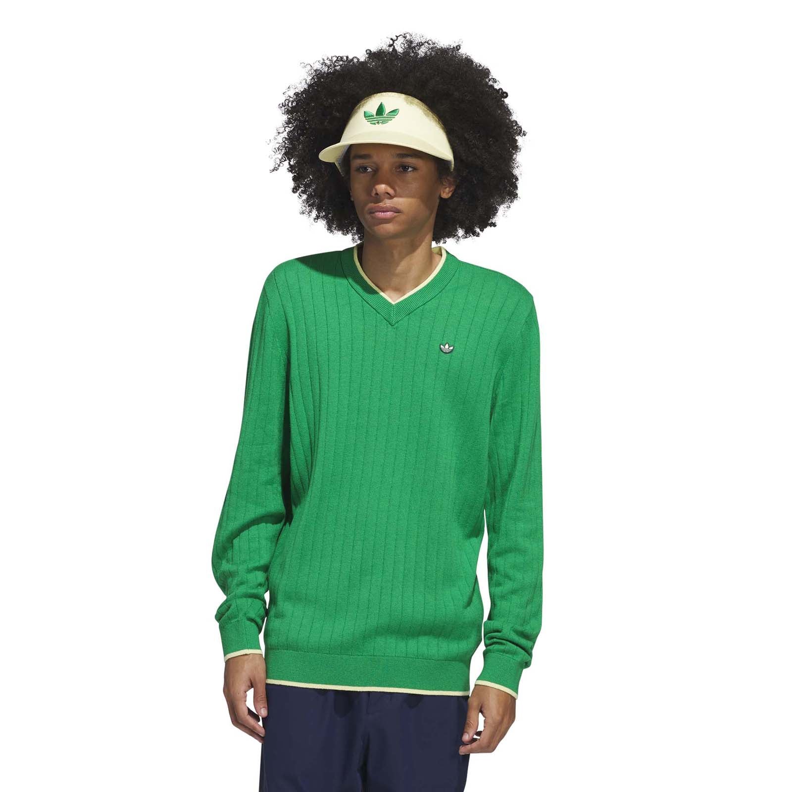 Adidas Men's Originals Cashmere Knit Sweater - Green - Image 2