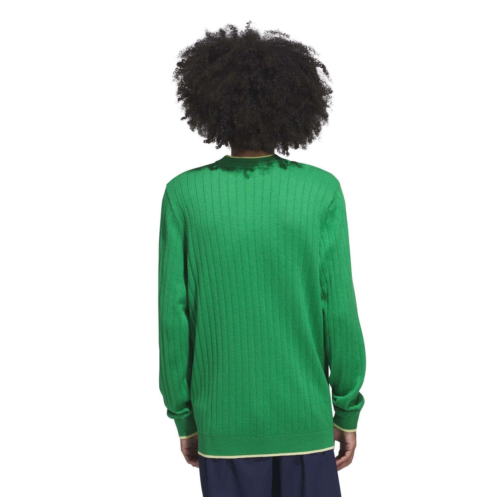 Adidas Men's Originals Cashmere Knit Sweater - Green - Image 3