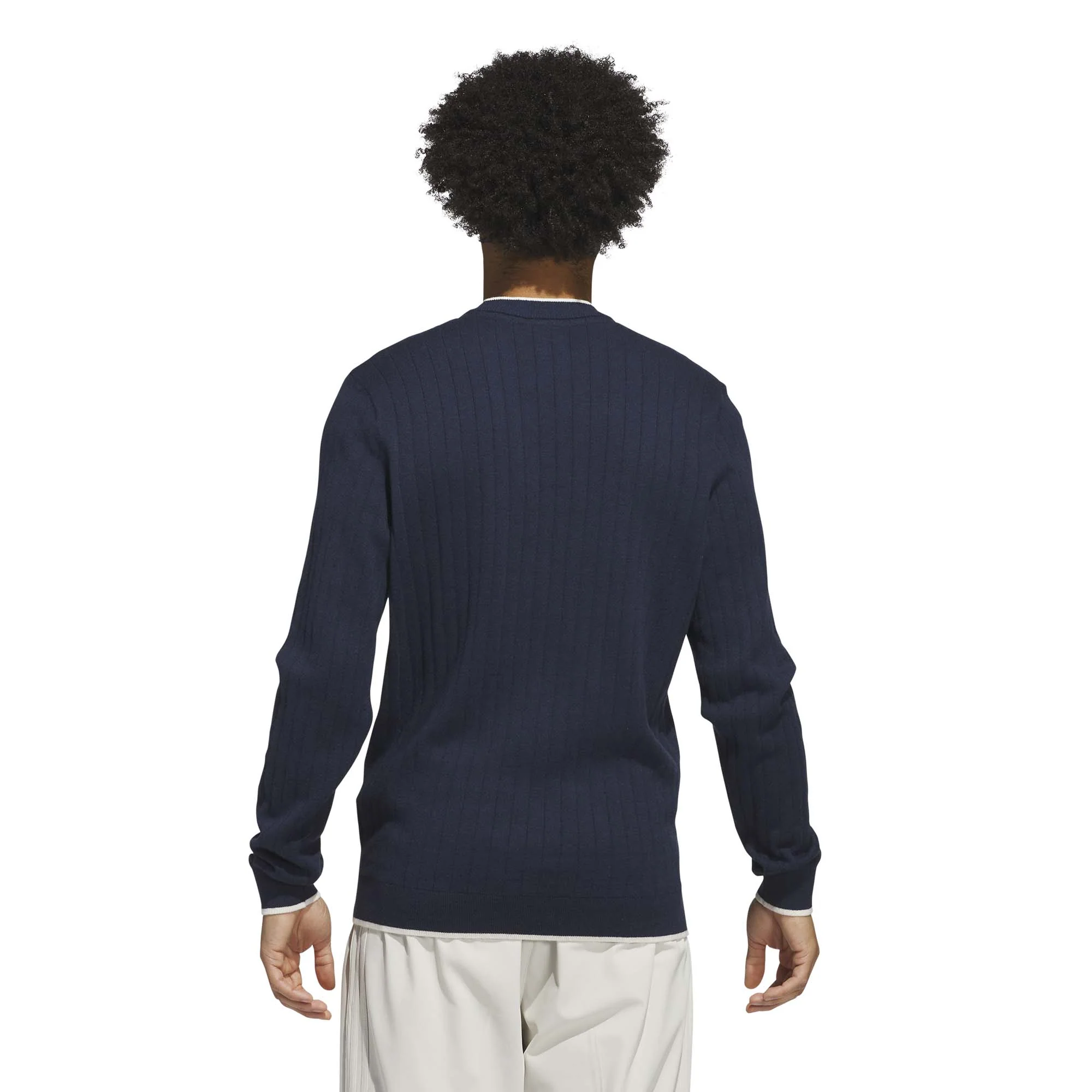 Adidas Men's Originals Cashmere Knit Sweater - Night Indigo - Image 3