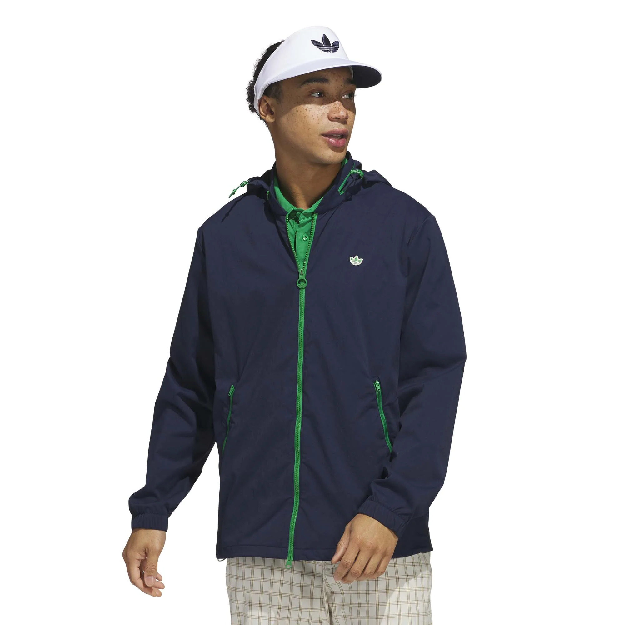 Adidas Men's Originals Convertible Hooded Jacket - Night Indigo - Image 2