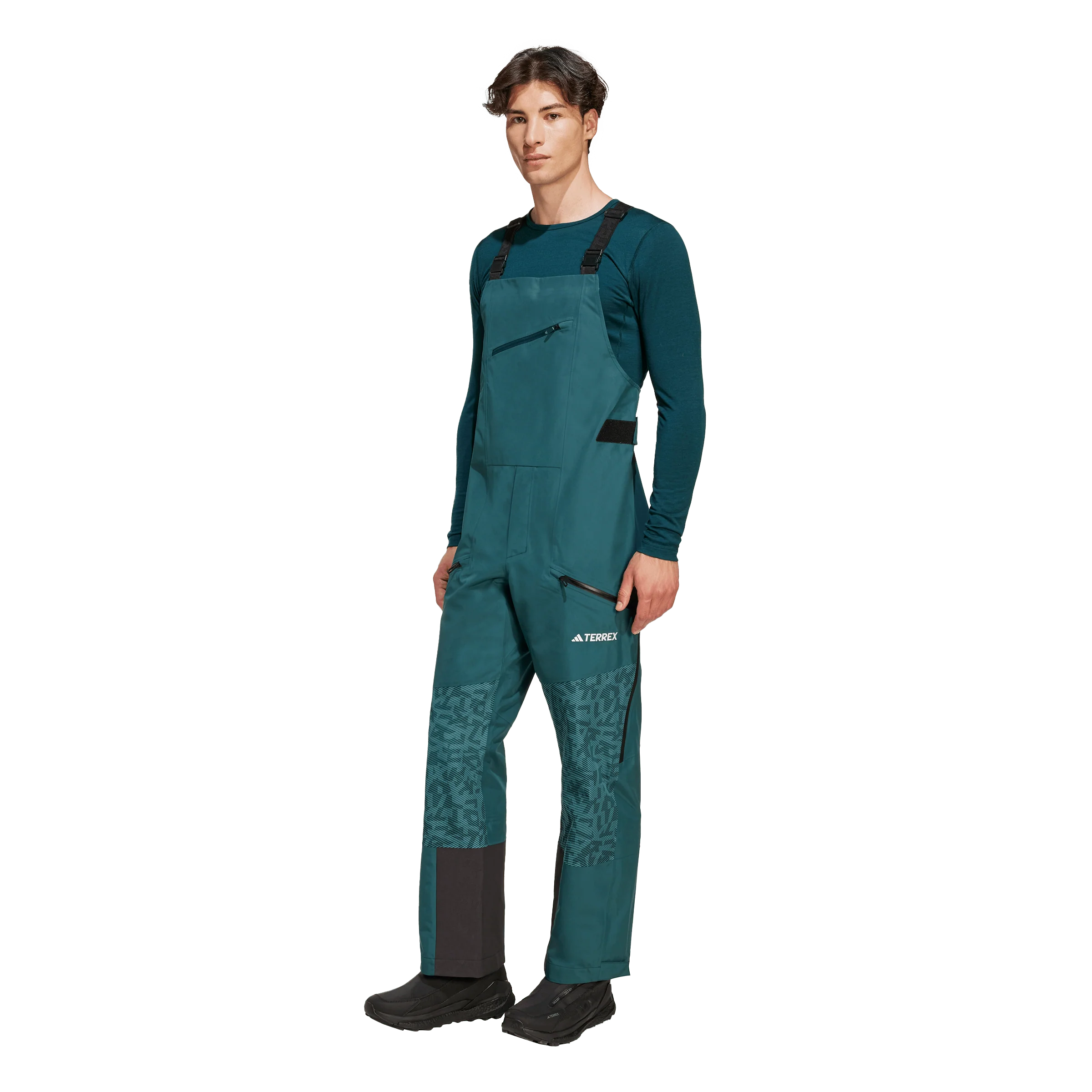Adidas Terrex Men's Xperior Hybrid PRIMEKNIT CLIMAPROOF+ Bib Pants - Image 3