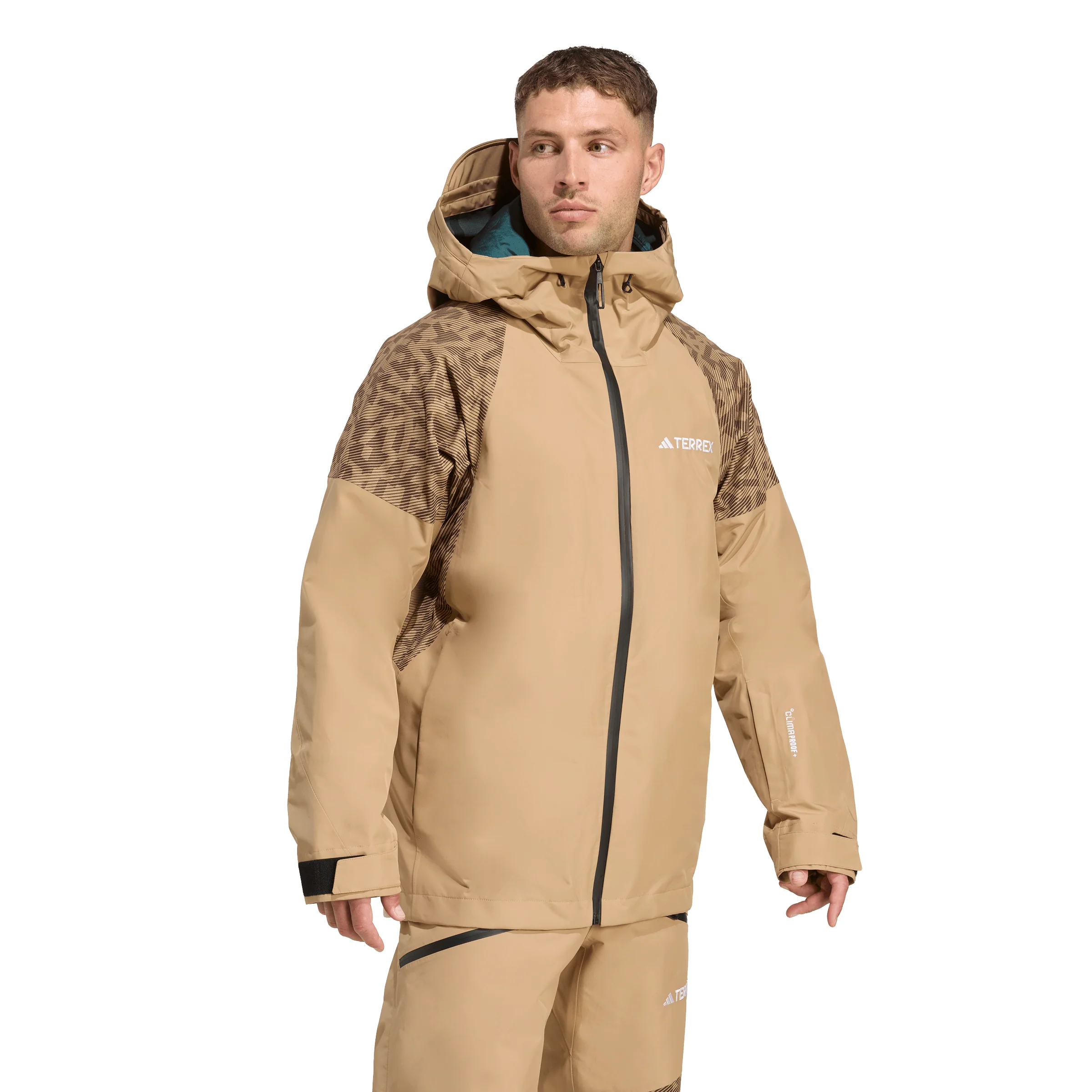 Adidas Terrex Men's Xperior Hybrid PRIMEKNIT CLIMAPROOF+ Jacket - Cardboard - Image 4