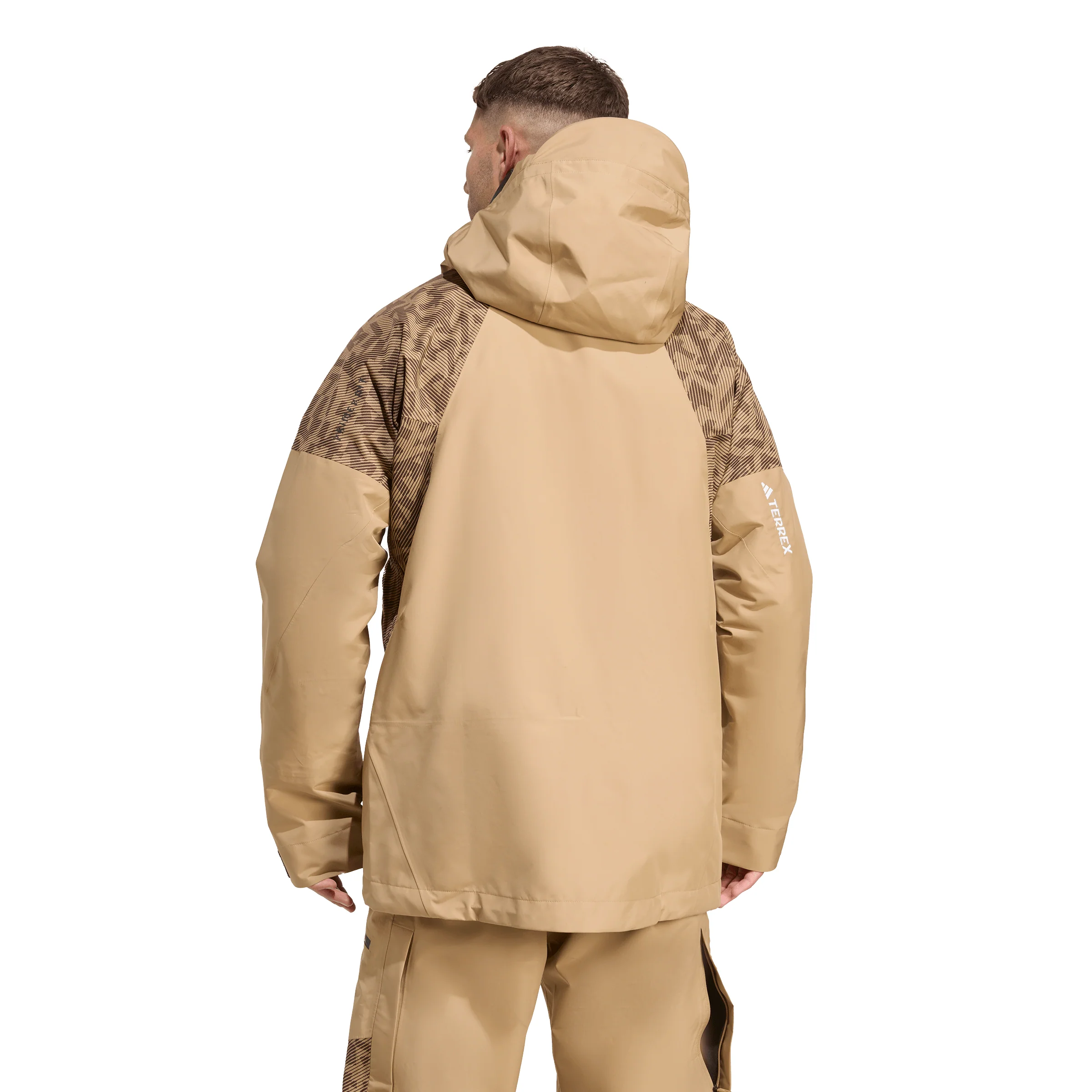 Adidas Terrex Men's Xperior Hybrid PRIMEKNIT CLIMAPROOF+ Jacket - Cardboard - Image 5