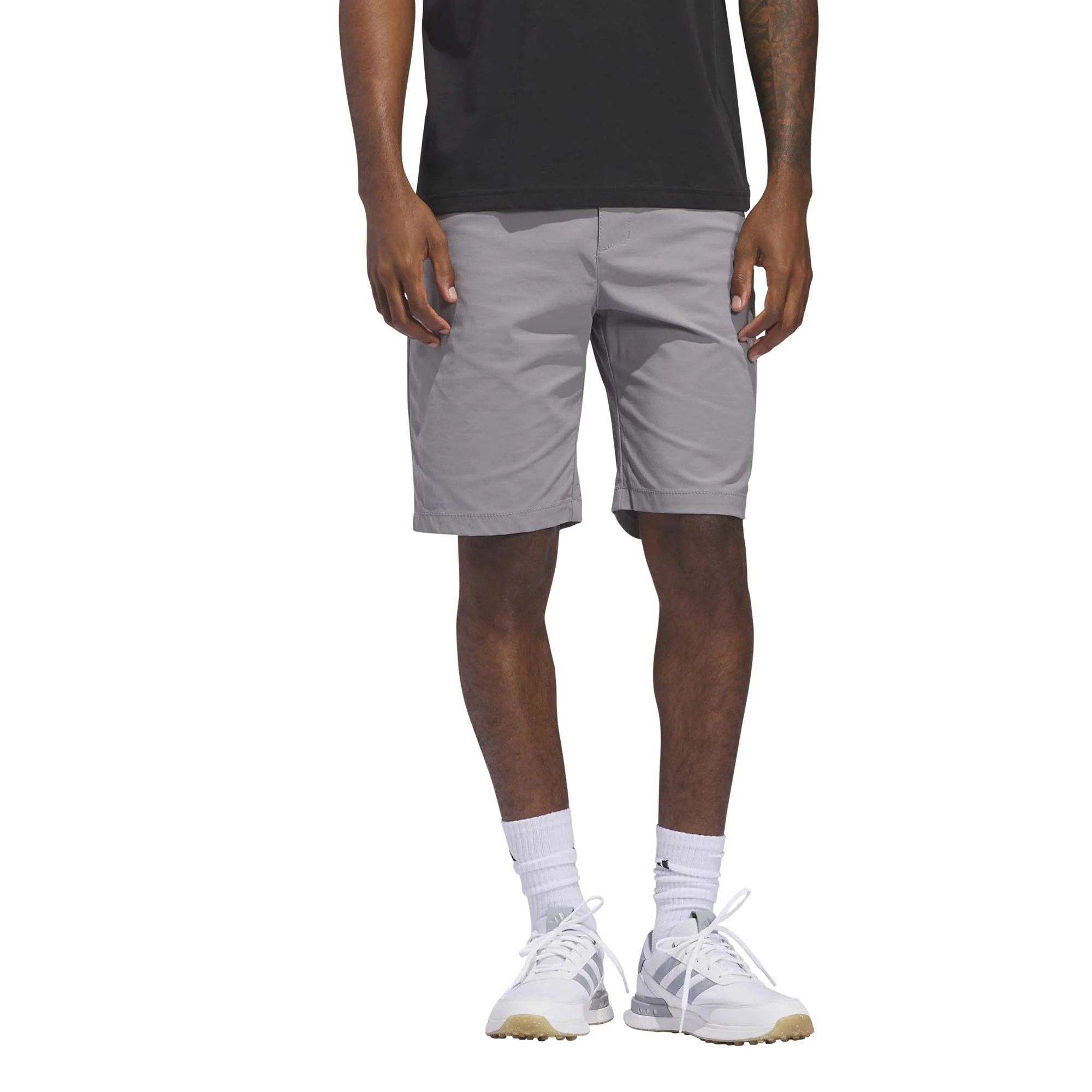 Adidas Men's Ultimate365 8.5in Five-Pocket Golf Shorts - Grey Three - Image 2