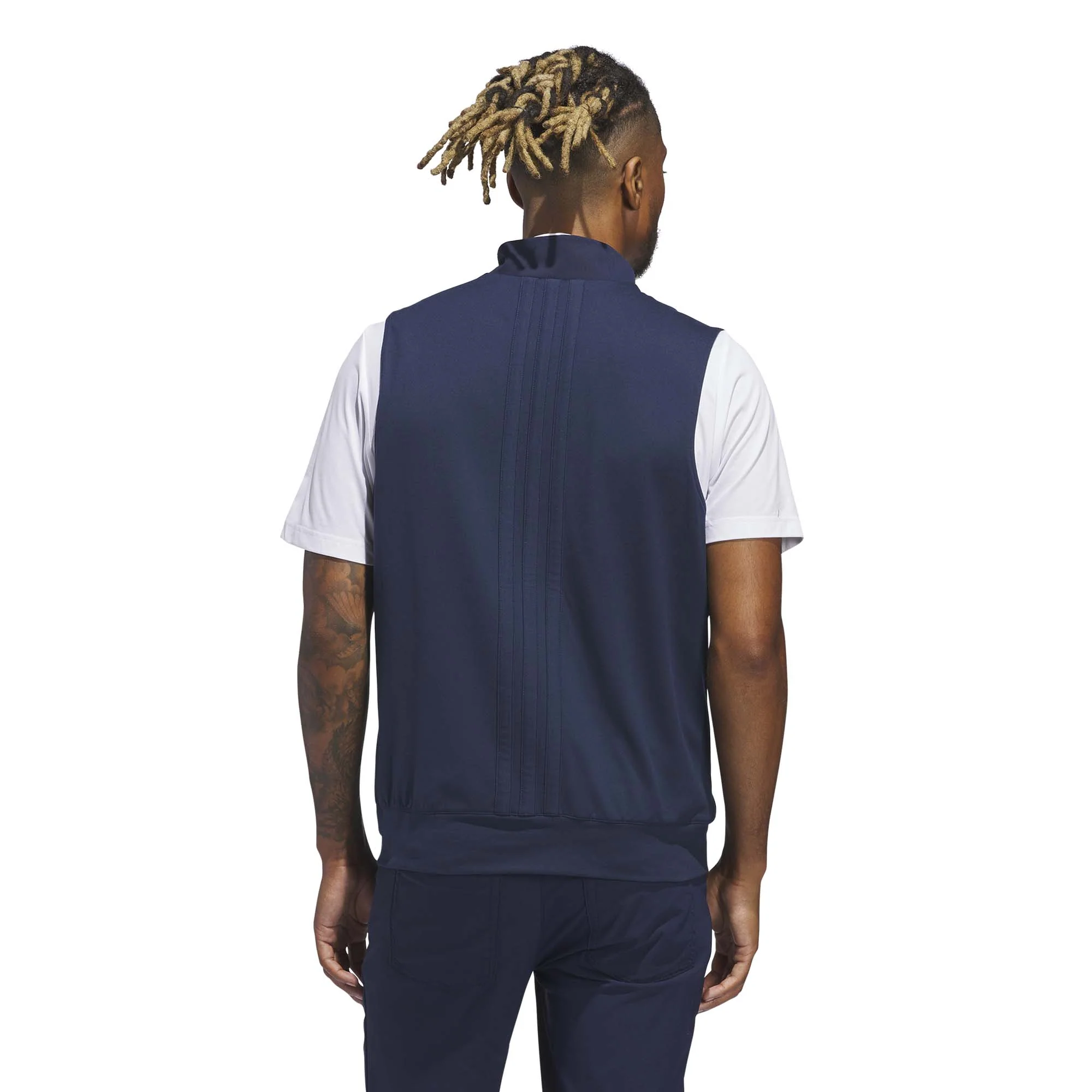 Adidas Men's Ultimate365 Tour Full-Zip Vest - Collegiate Navy - Image 3