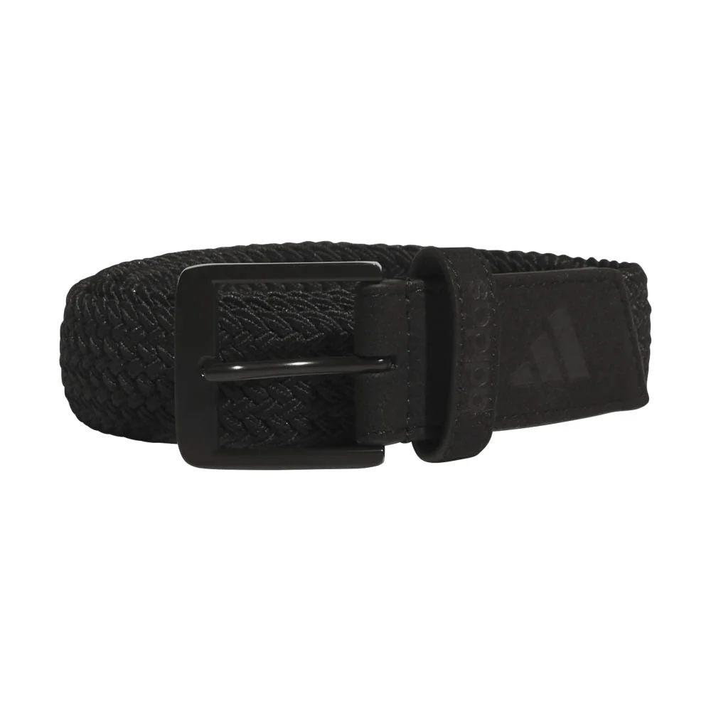 Adidas Men's Braided Stretch Belt - Black