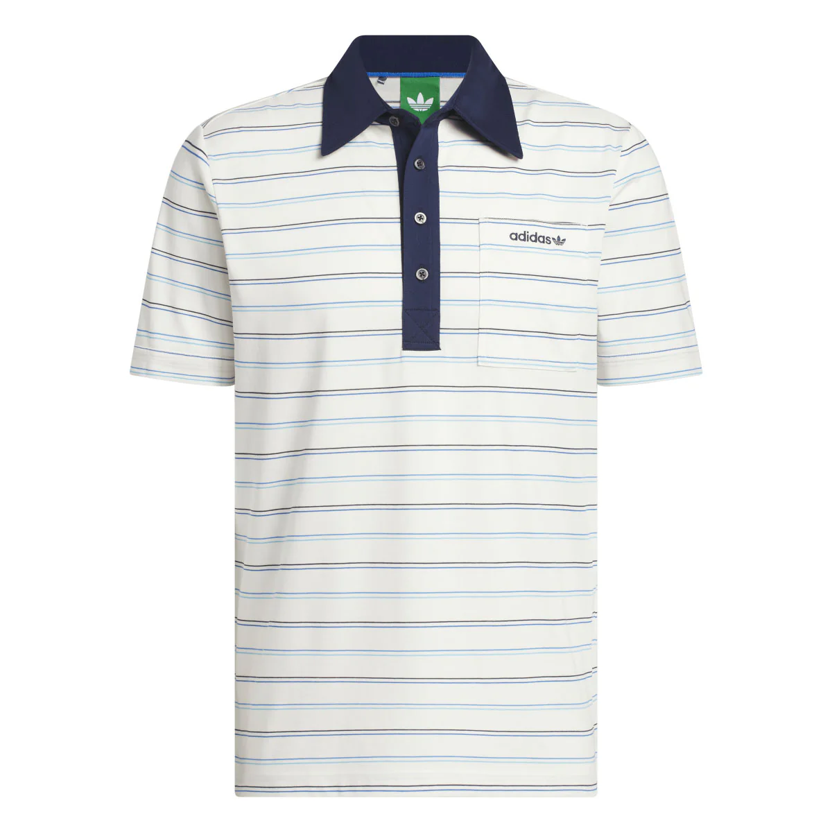 Adidas Men's Originals Archive Stripe Polo - Chalk White