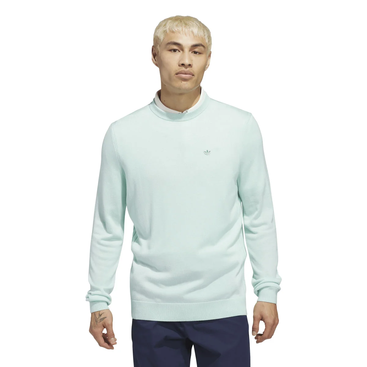 Adidas Men's Originals Cashmere Sweater - Clear Mint - Image 2
