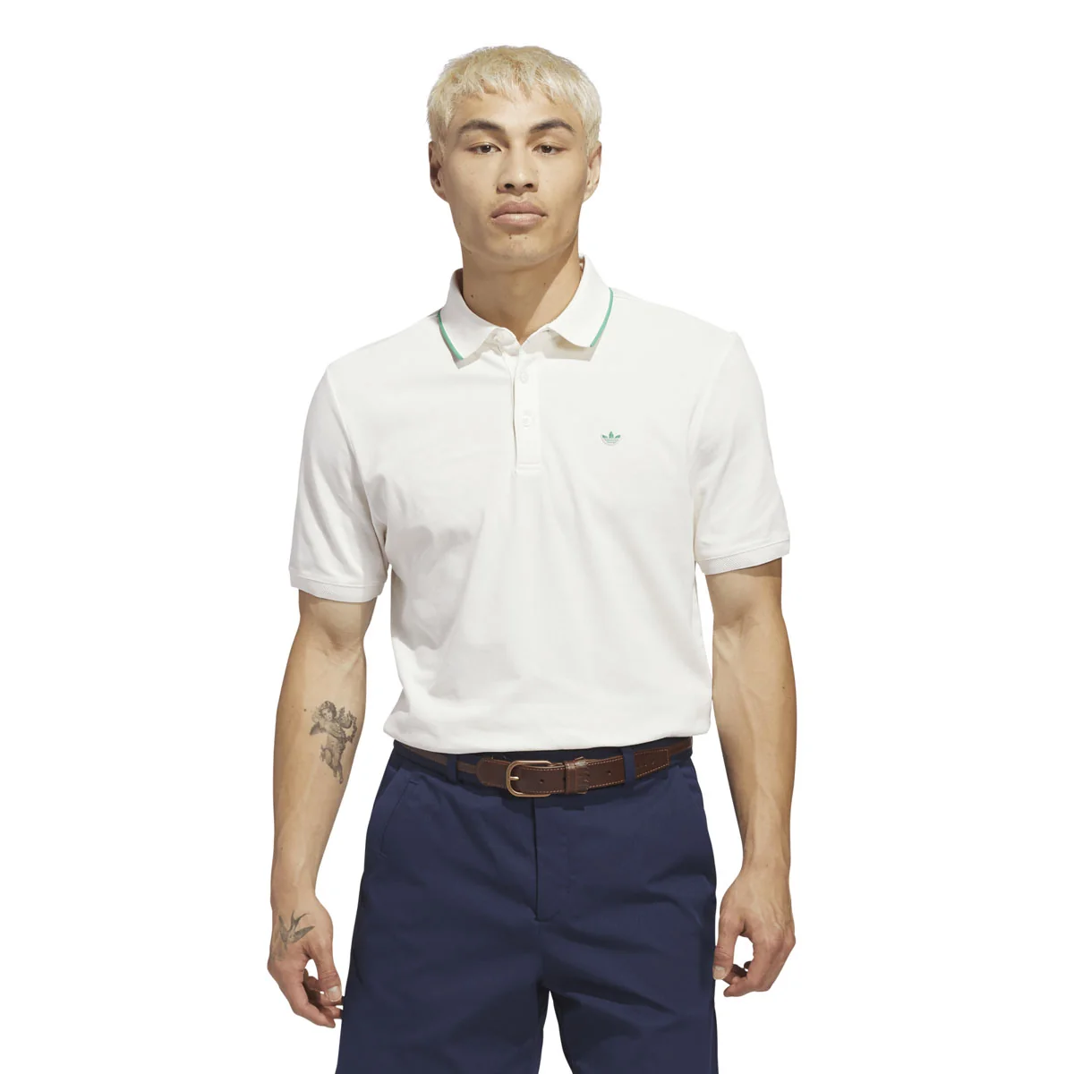 Adidas Men's Originals Twistknit Trefoil Polo - Image 2