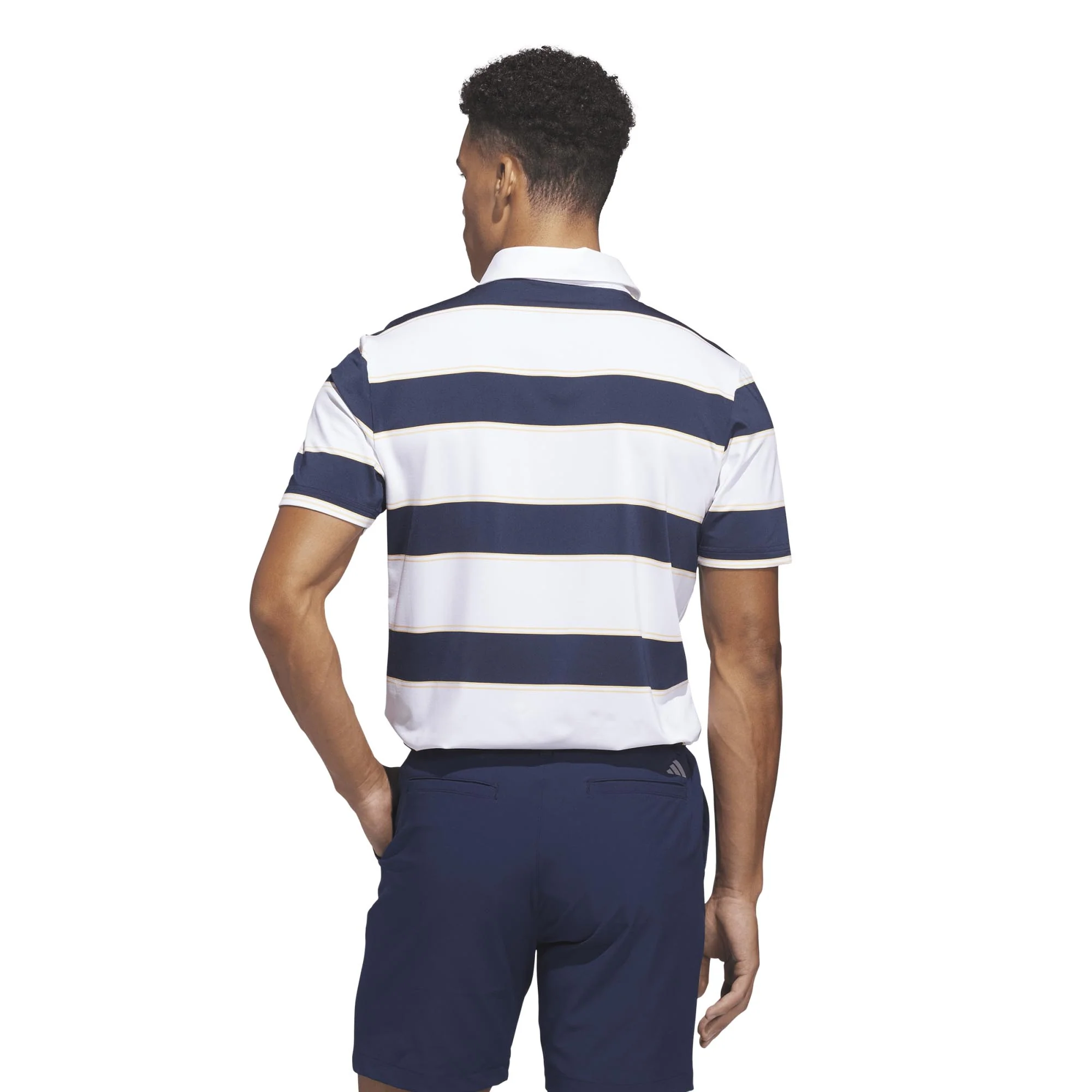 Adidas Men's Ultimate365+ Jumbo Stripe Climacool Polo - Image 3
