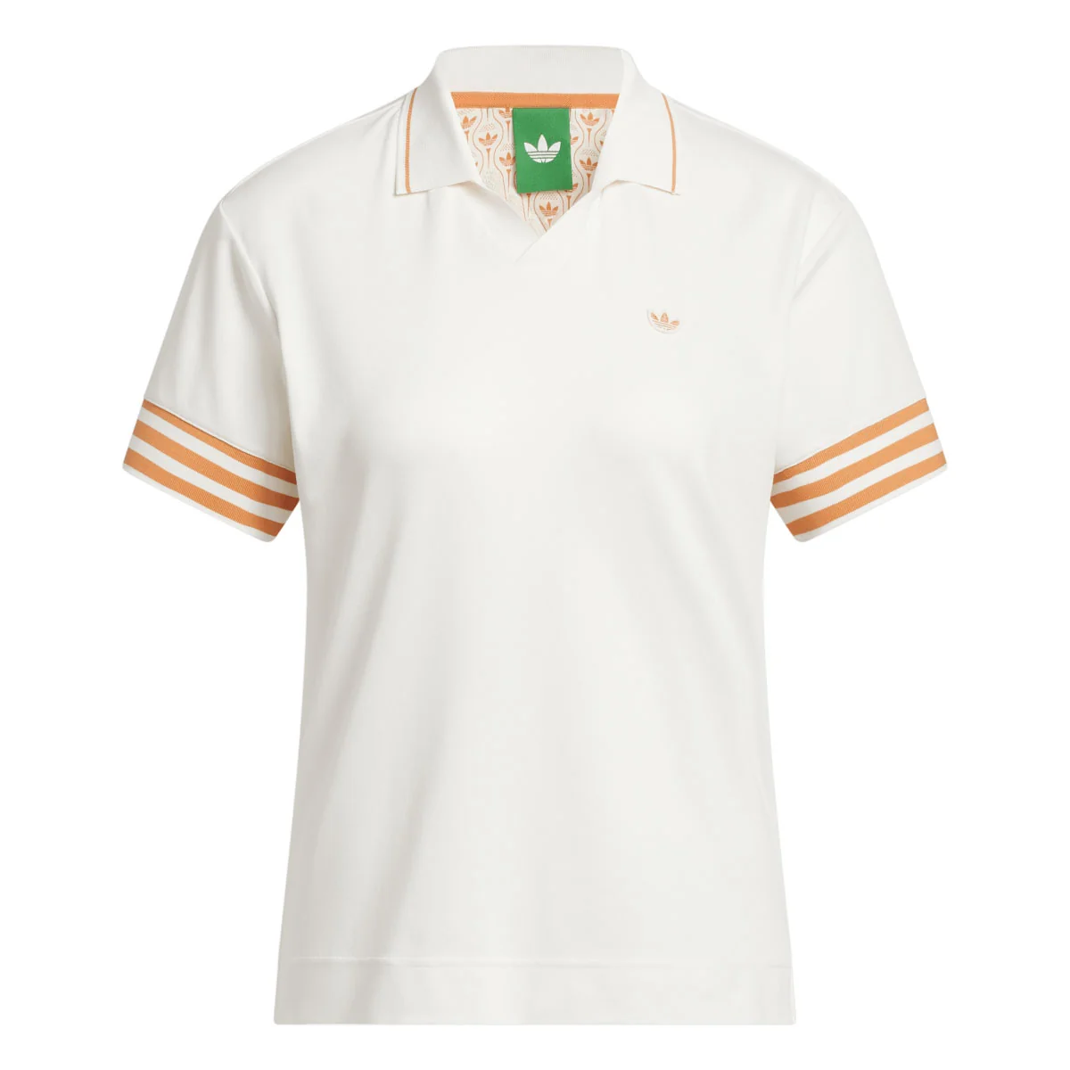 Adidas Women's Originals 3-Stripe Polo - Chalk White
