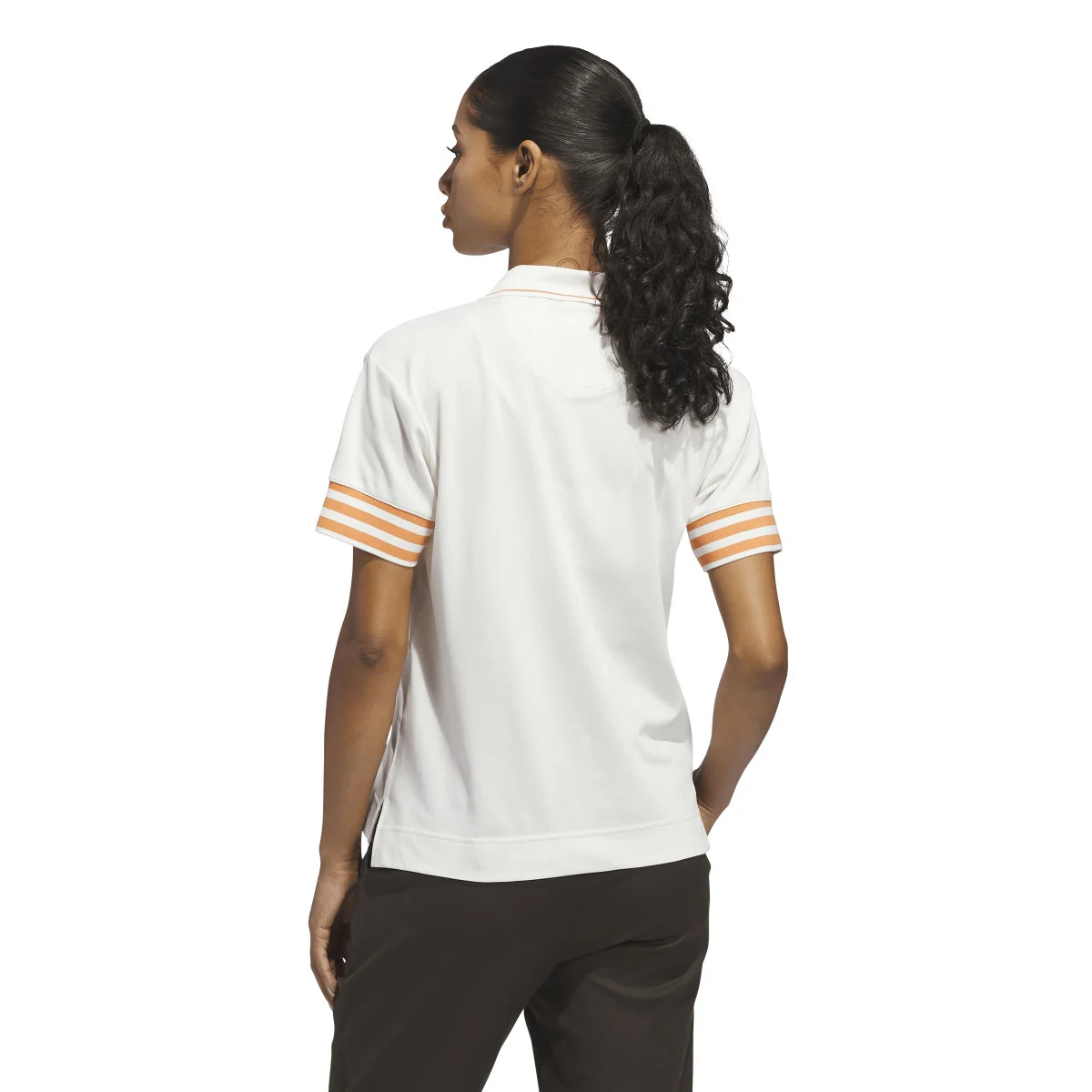 Adidas Women's Originals 3-Stripe Polo - Chalk White - Image 3