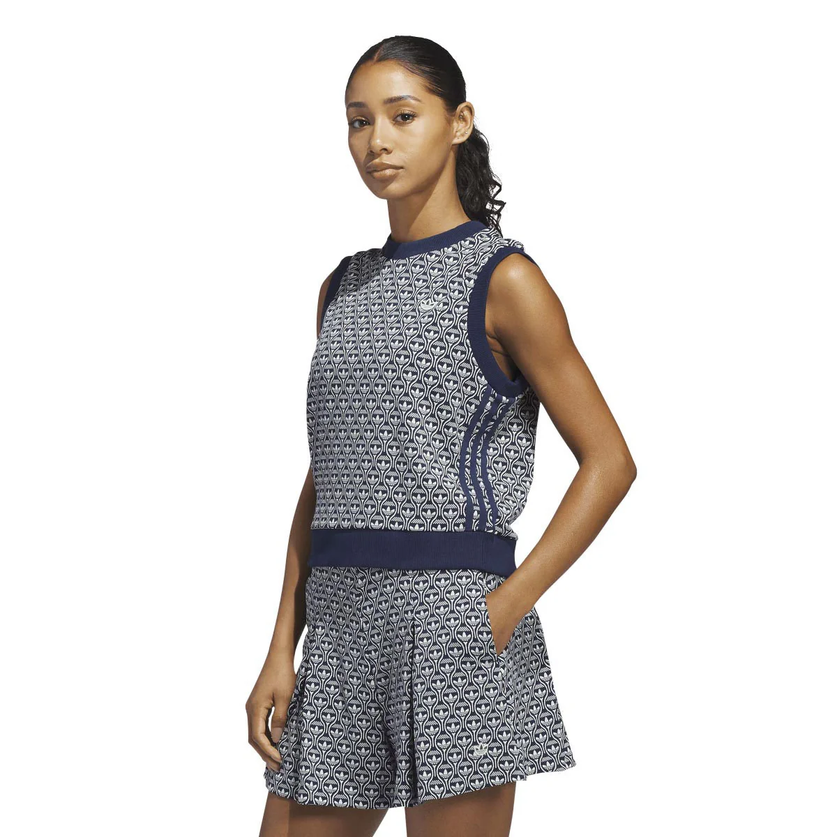Adidas Women's Originals All Over Vest - Night Indigo - Image 2