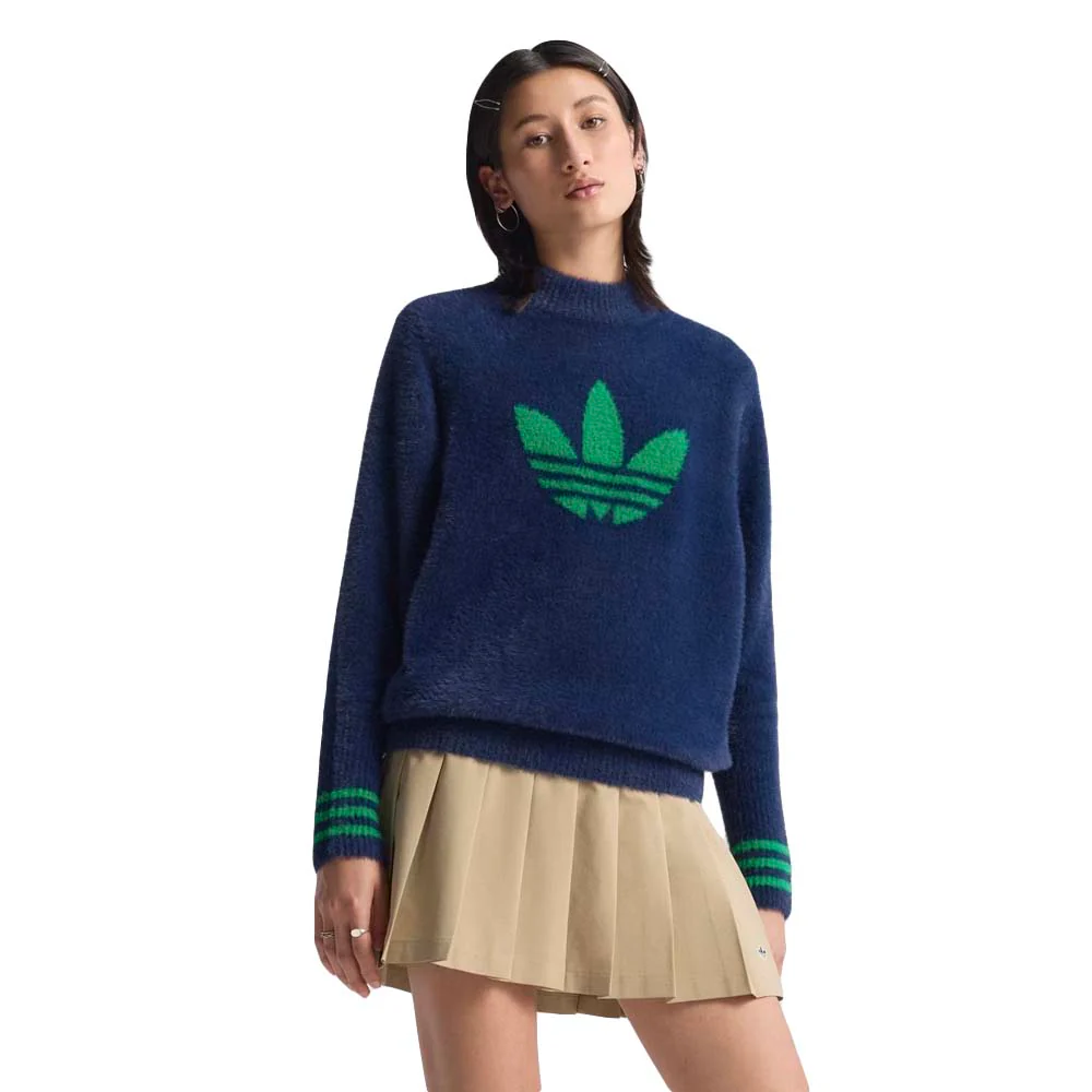 Adidas Women's Originals Knit Trefoil Sweater - Image 2