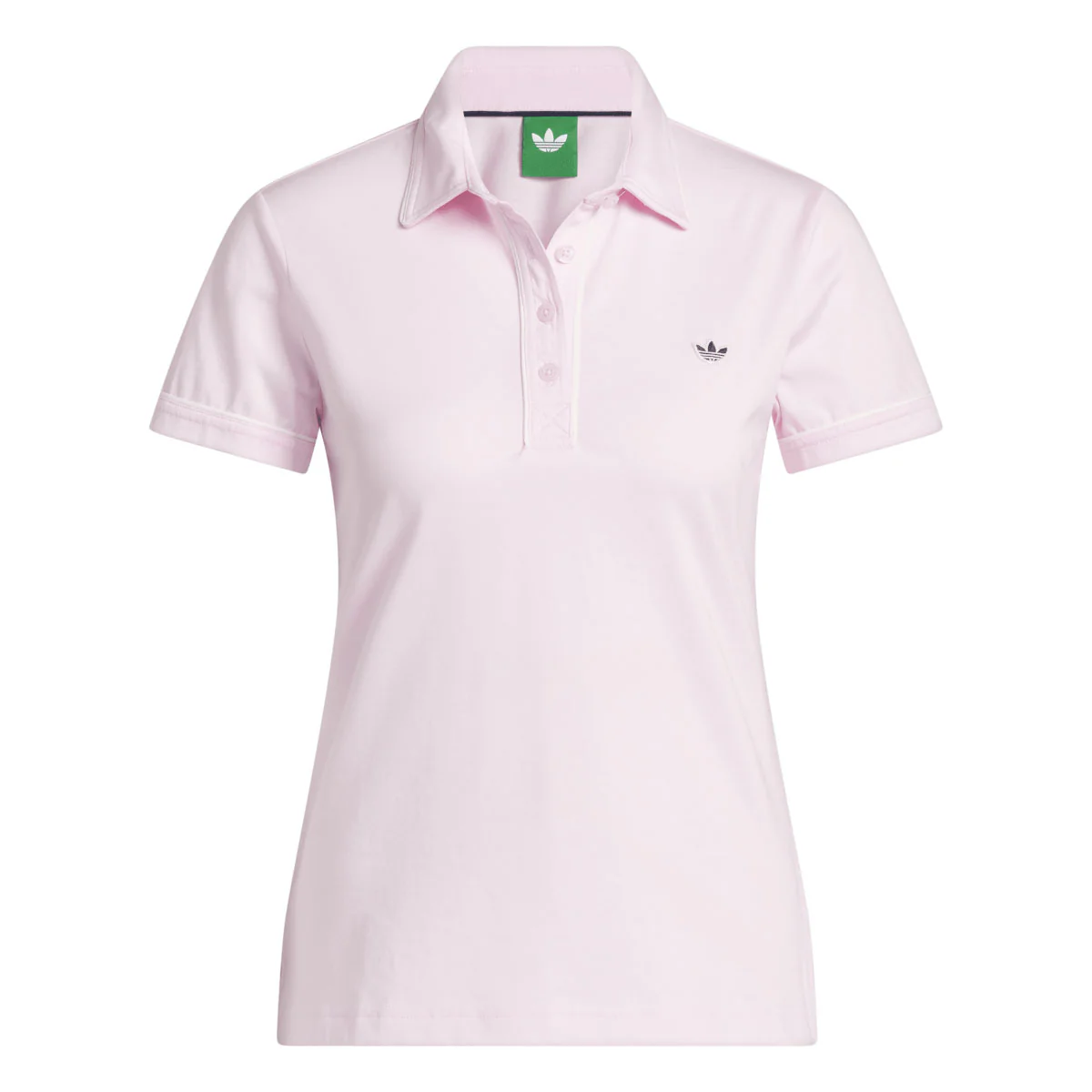 Adidas Women's Originals Solid Polo - Clear Pink