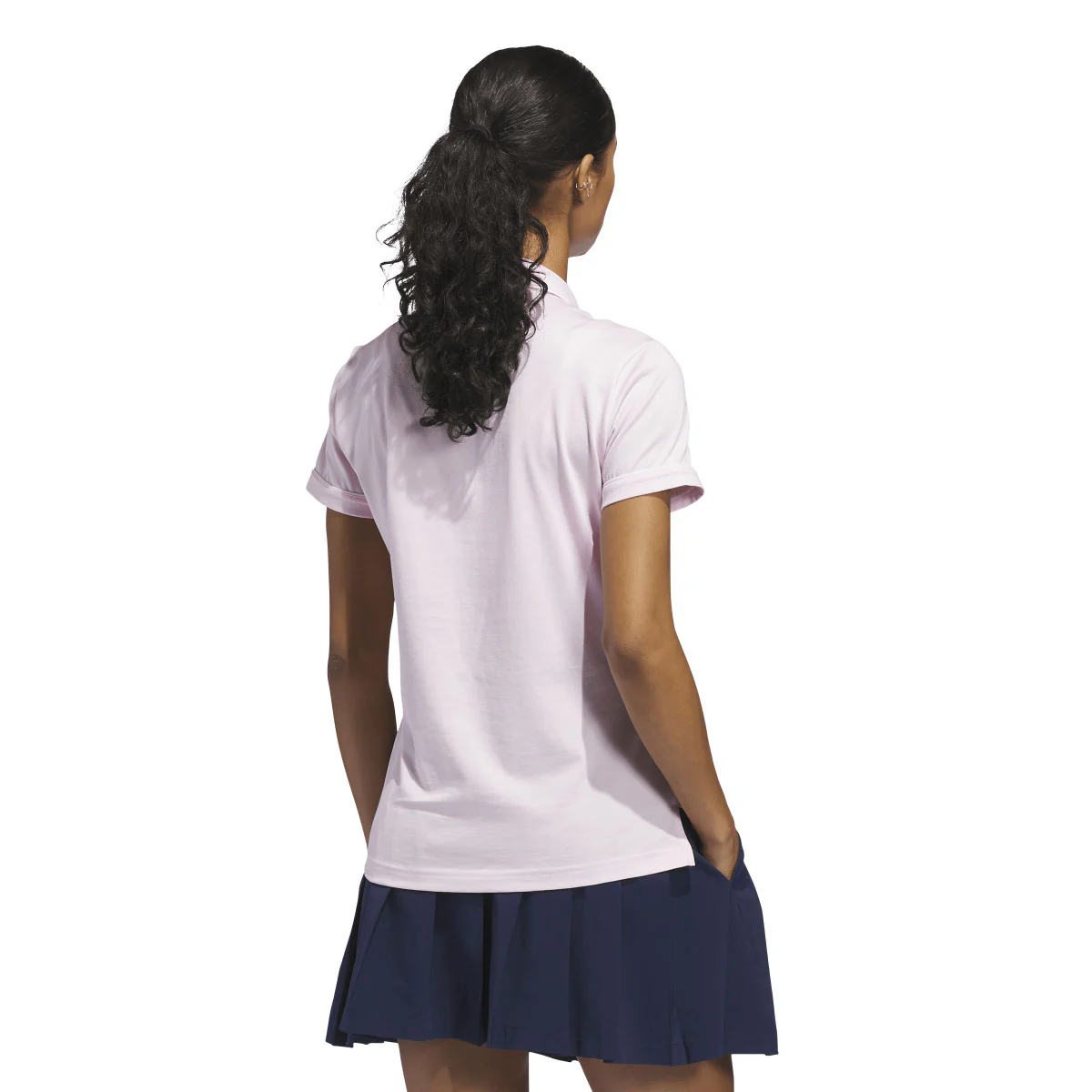 Adidas Women's Originals Solid Polo - Clear Pink - Image 3