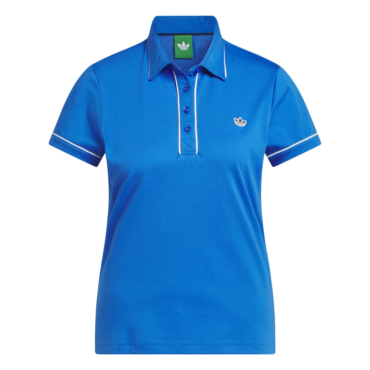 Adidas Women's Originals Solid Polo - Blue Bird