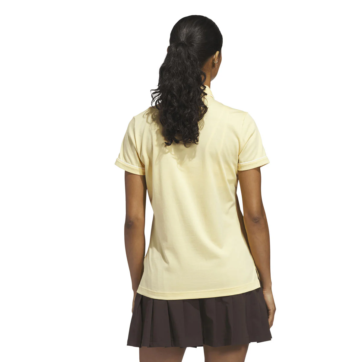 Adidas Women's Originals Solid Polo - Ice Tangerine - Image 3