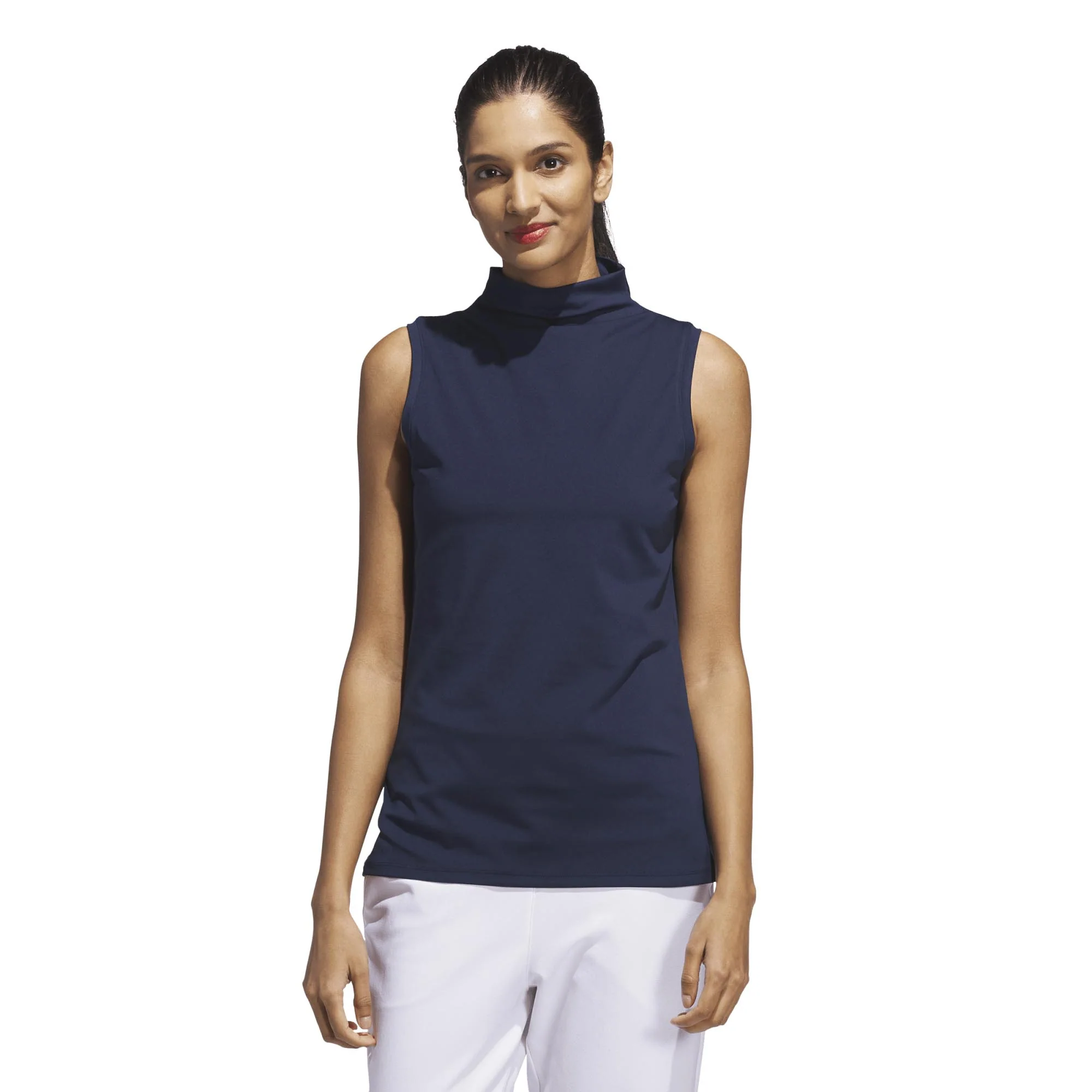 Adidas Women's Ultimate365 Sleeveless Mock Neck Top - Image 2