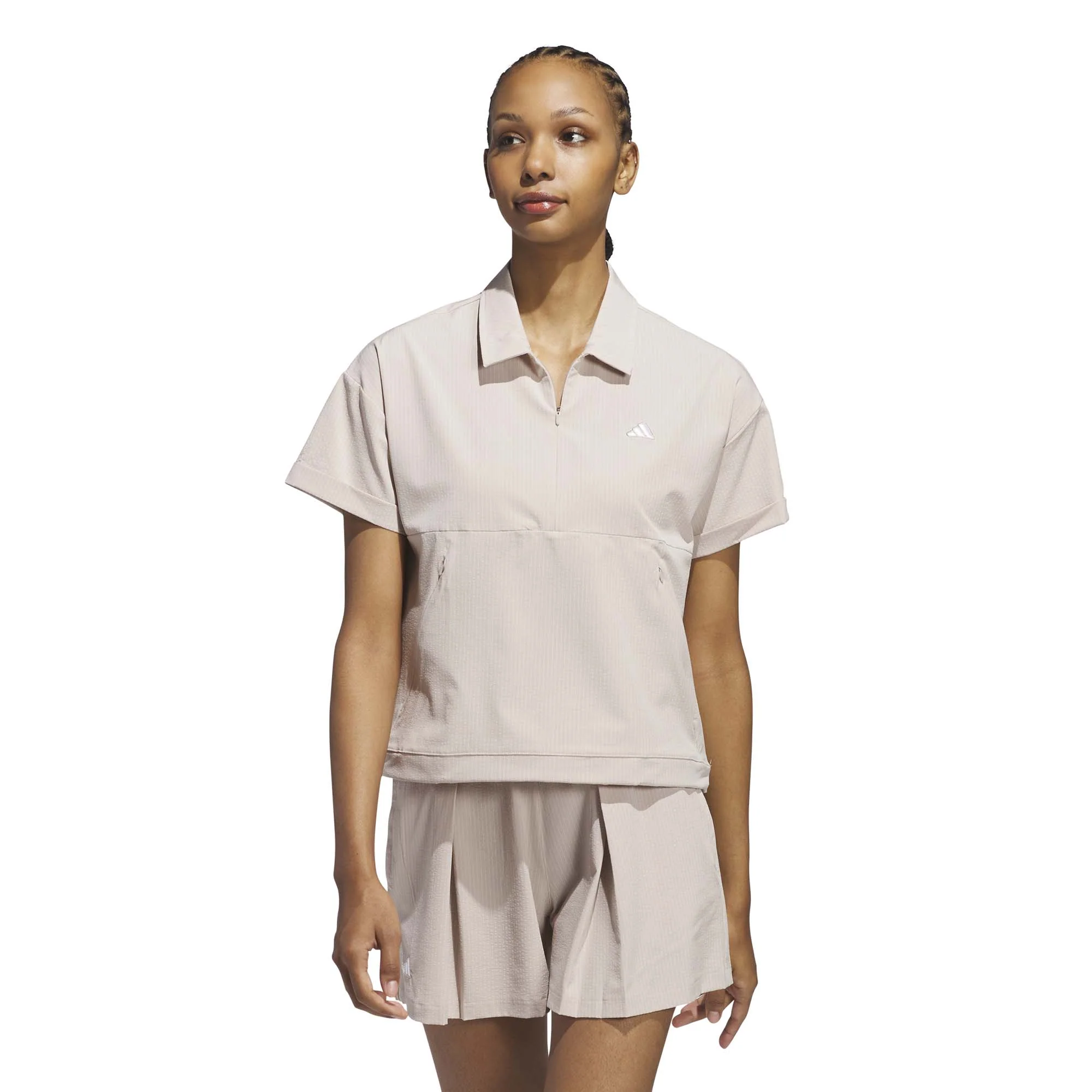 Adidas Women's Go-To Short Sleeve Layer Sweatshirt - Image 2