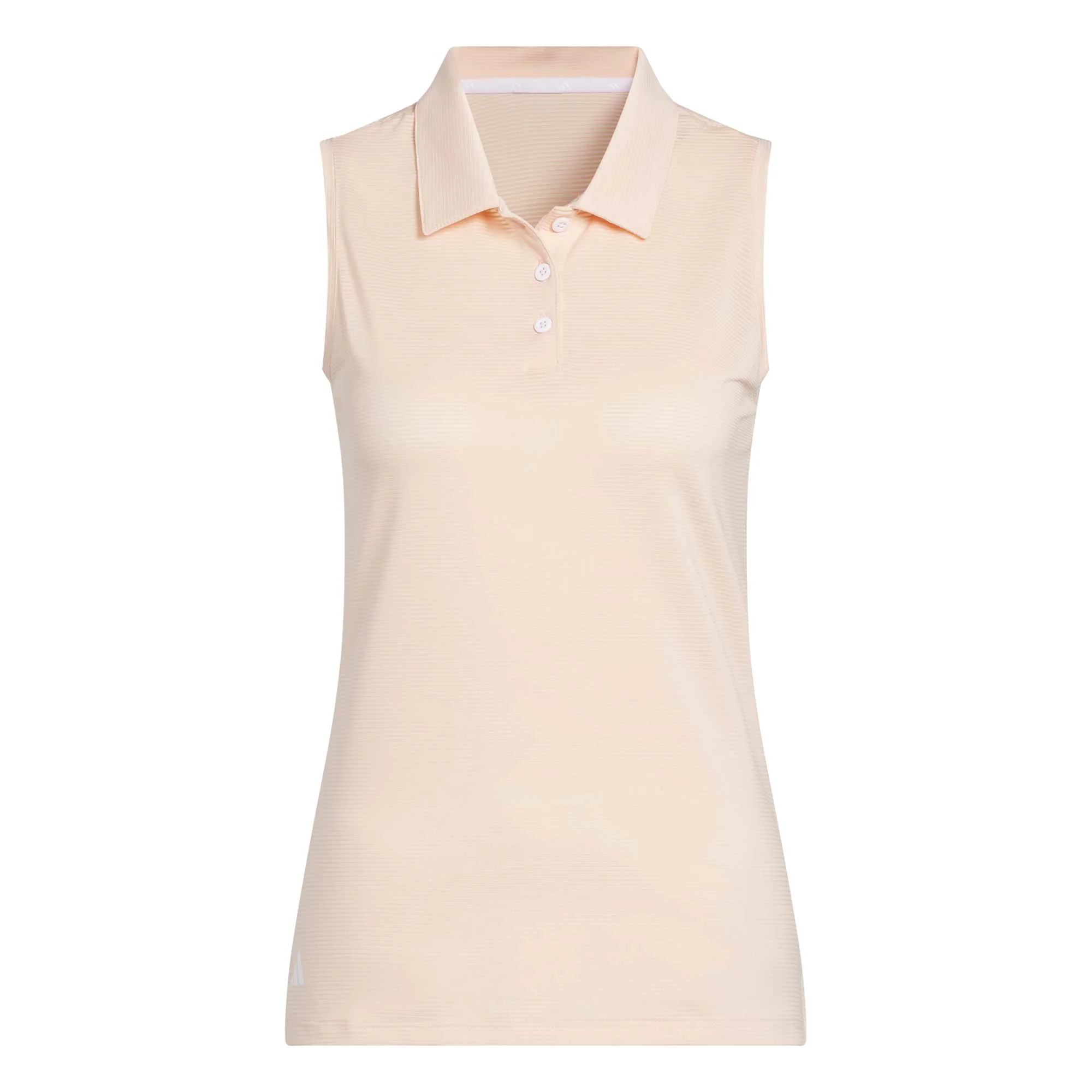 Adidas Women's Solid Ottoman Polo Shirt - Powder Coral