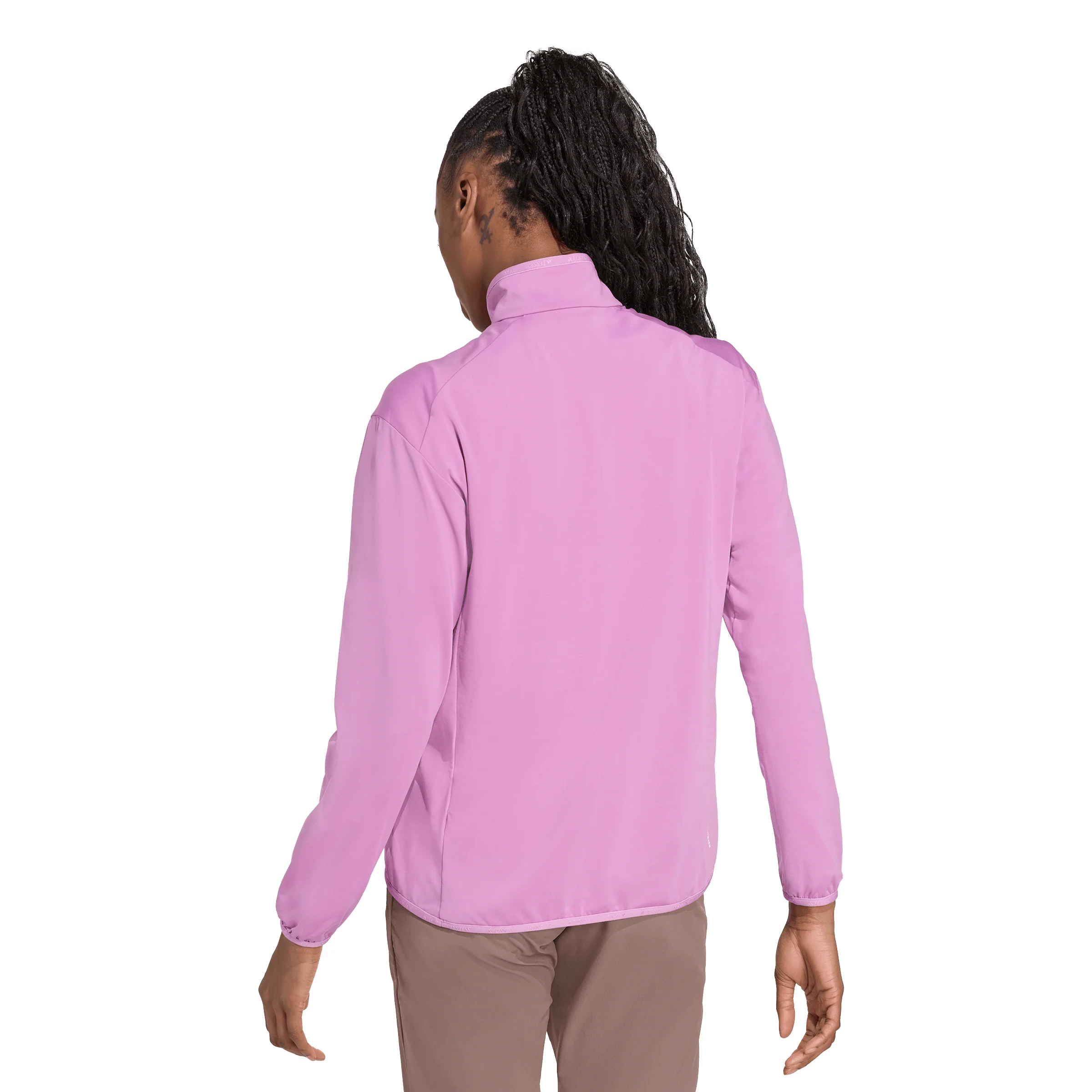 Adidas Terrex Women's Multi CLIMAWARM Half-Zip Tech Fleece Jacket - Preloved Purple - Image 3