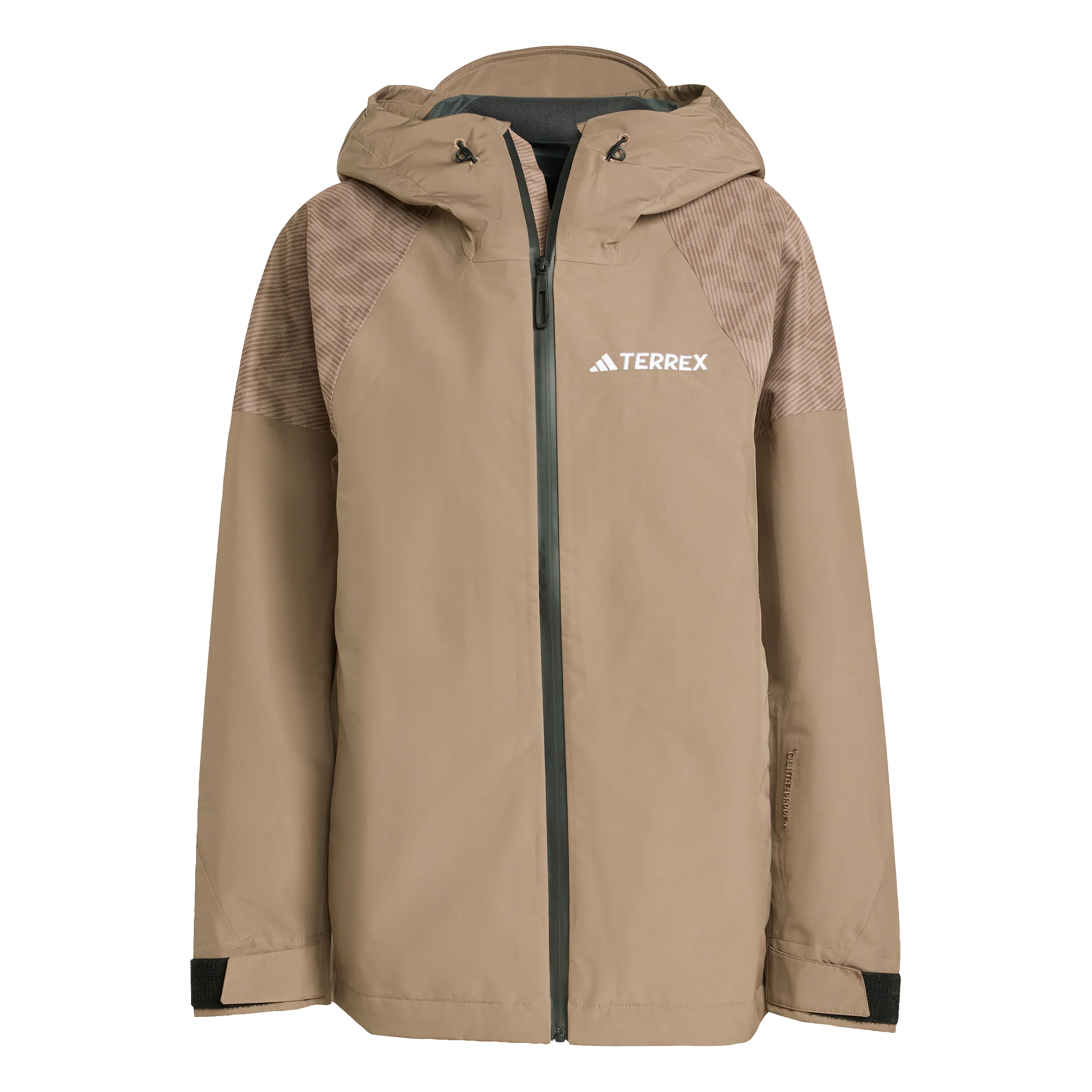 Adidas Terrex Women's Xperior Hybrid PRIMEKNIT CLIMAPROOF+ Jacket - Earth Strata