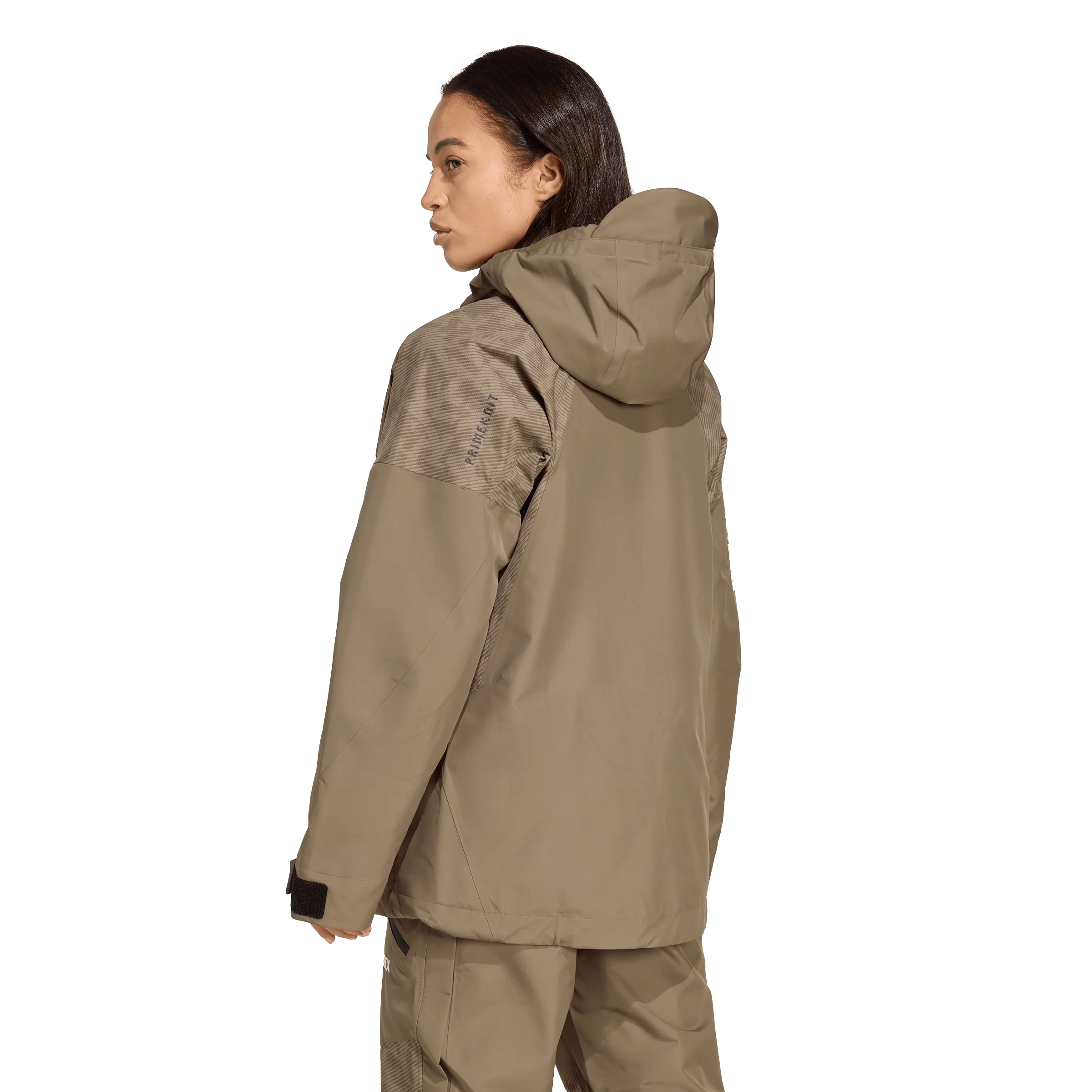 Adidas Terrex Women's Xperior Hybrid PRIMEKNIT CLIMAPROOF+ Jacket - Earth Strata - Image 8