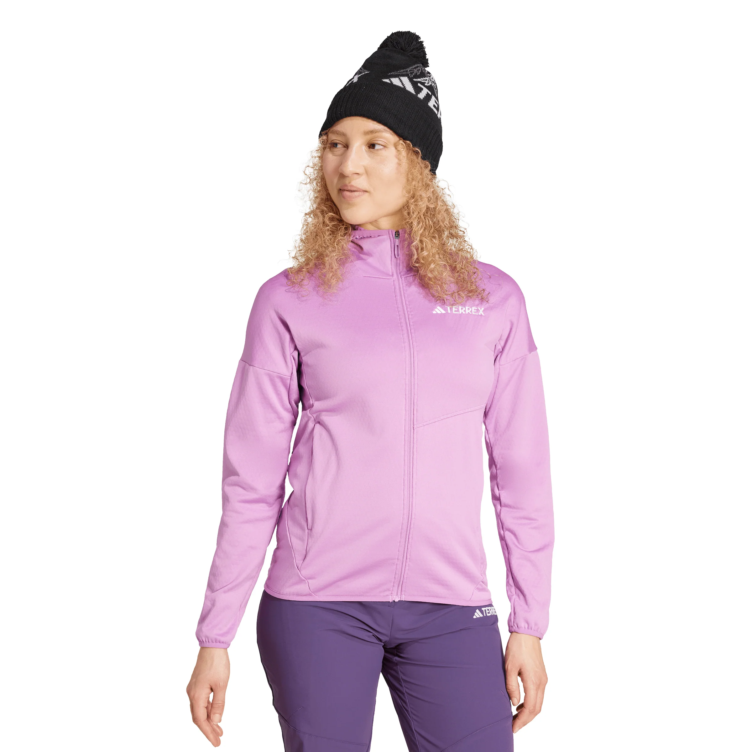 Adidas Terrex Women's Xperior Light Fleece Hooded Jacket - Image 3