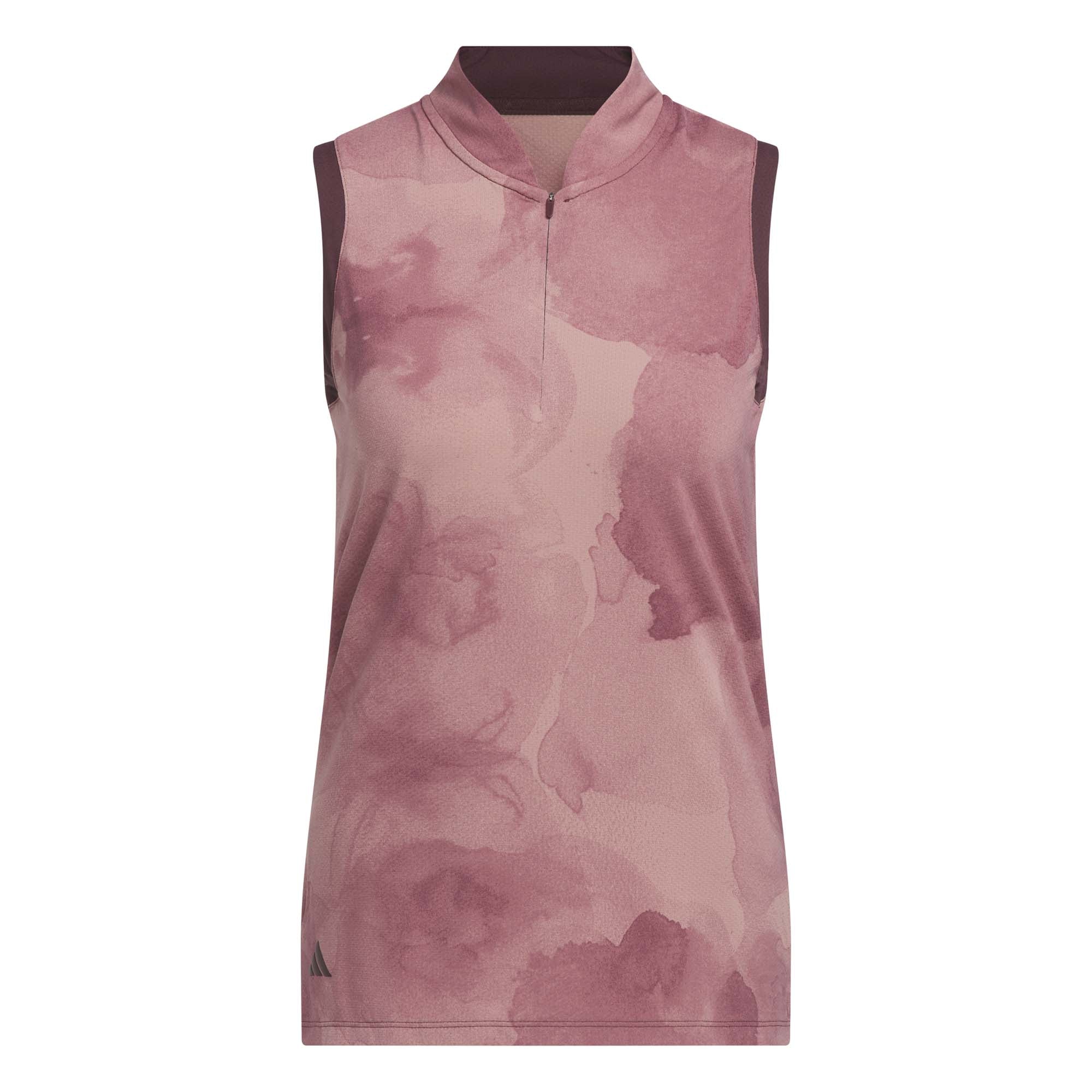 Adidas Women's Ultimate365 Tour Polo Shirt - Aurora Ruby