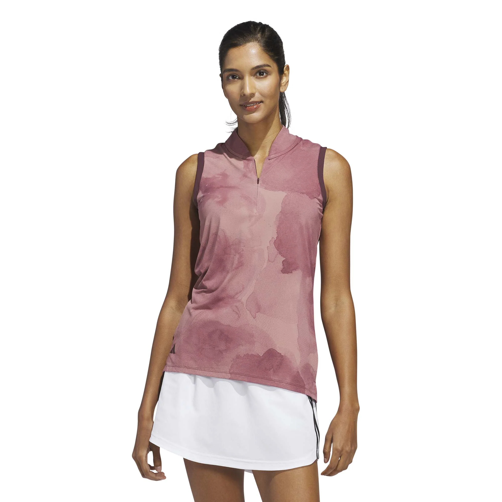 Adidas Women's Ultimate365 Tour Polo Shirt - Aurora Ruby - Image 2