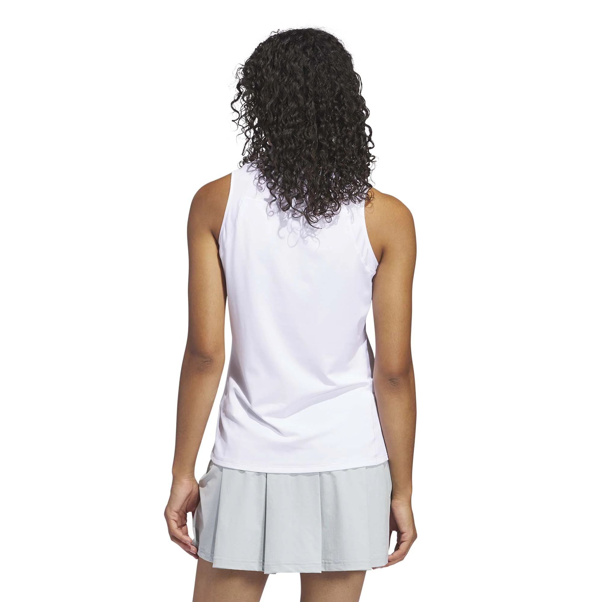 Adidas Women's Ultimate365 Zip Mock Neck - White - Image 3