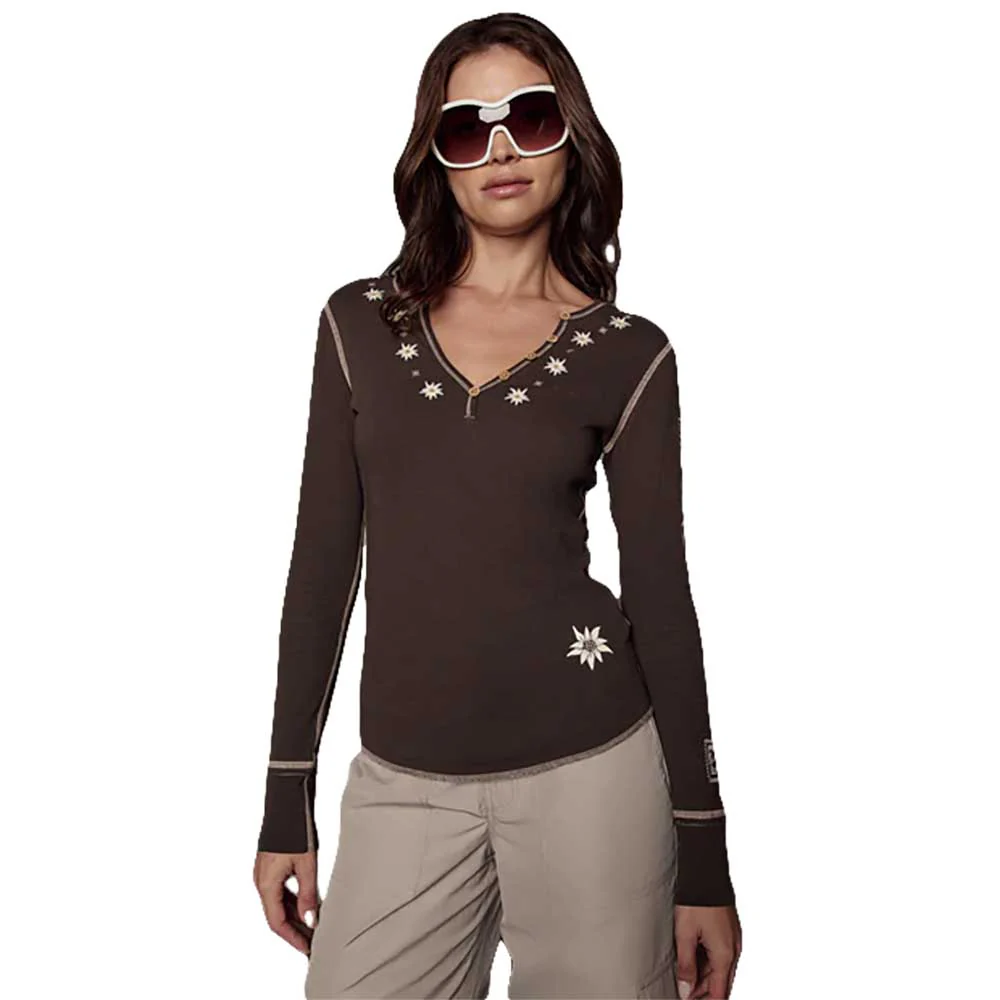 Alp N Rock Women's Edelweiss Henley Shirt 2026