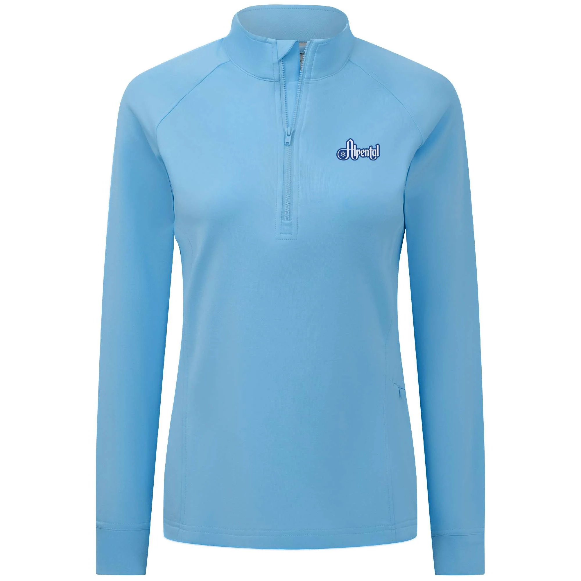 Alpental Women's Midweight 1/4 Zip Full Color Logo - Image 3