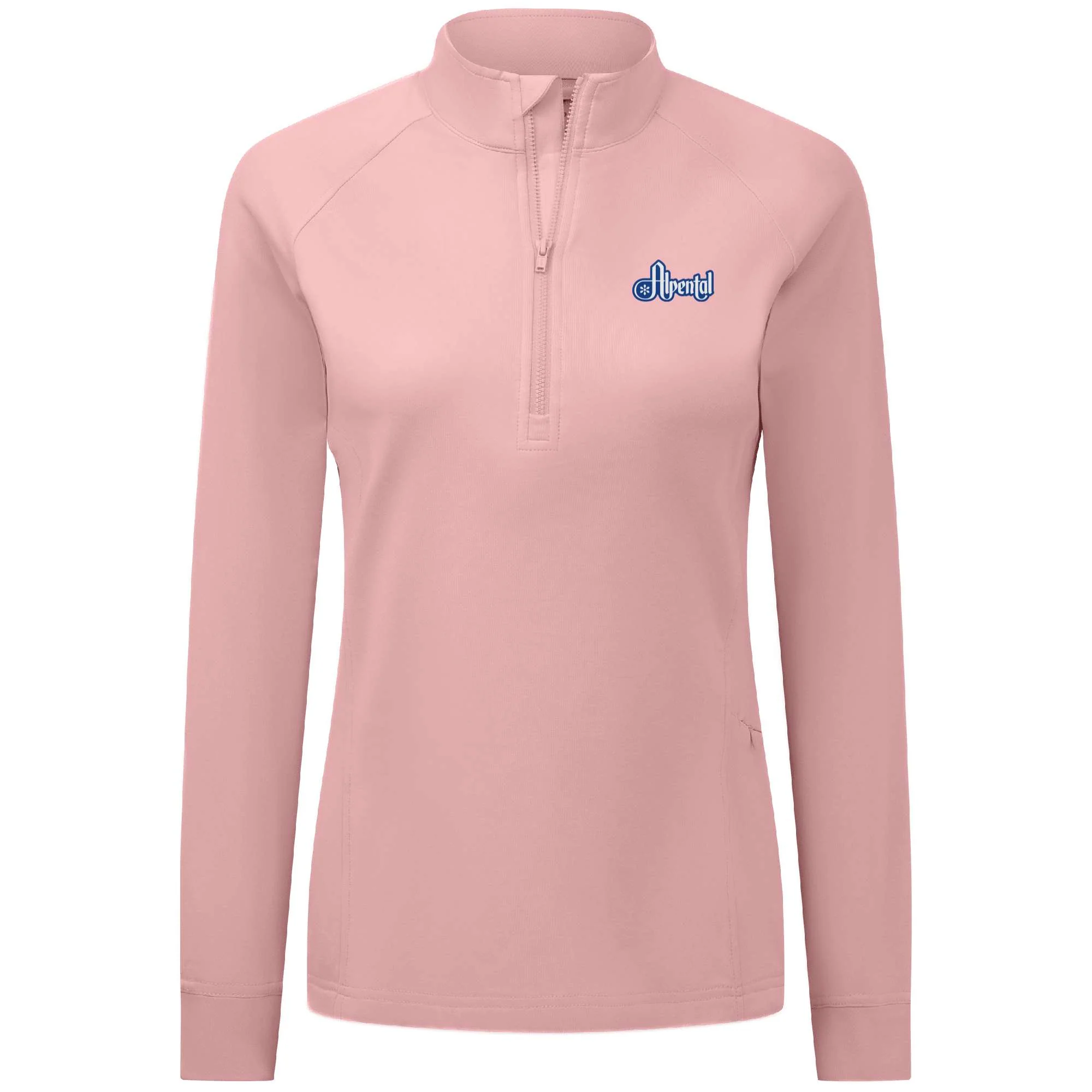 Alpental Women's Midweight 1/4 Zip Full Color Logo - Image 4