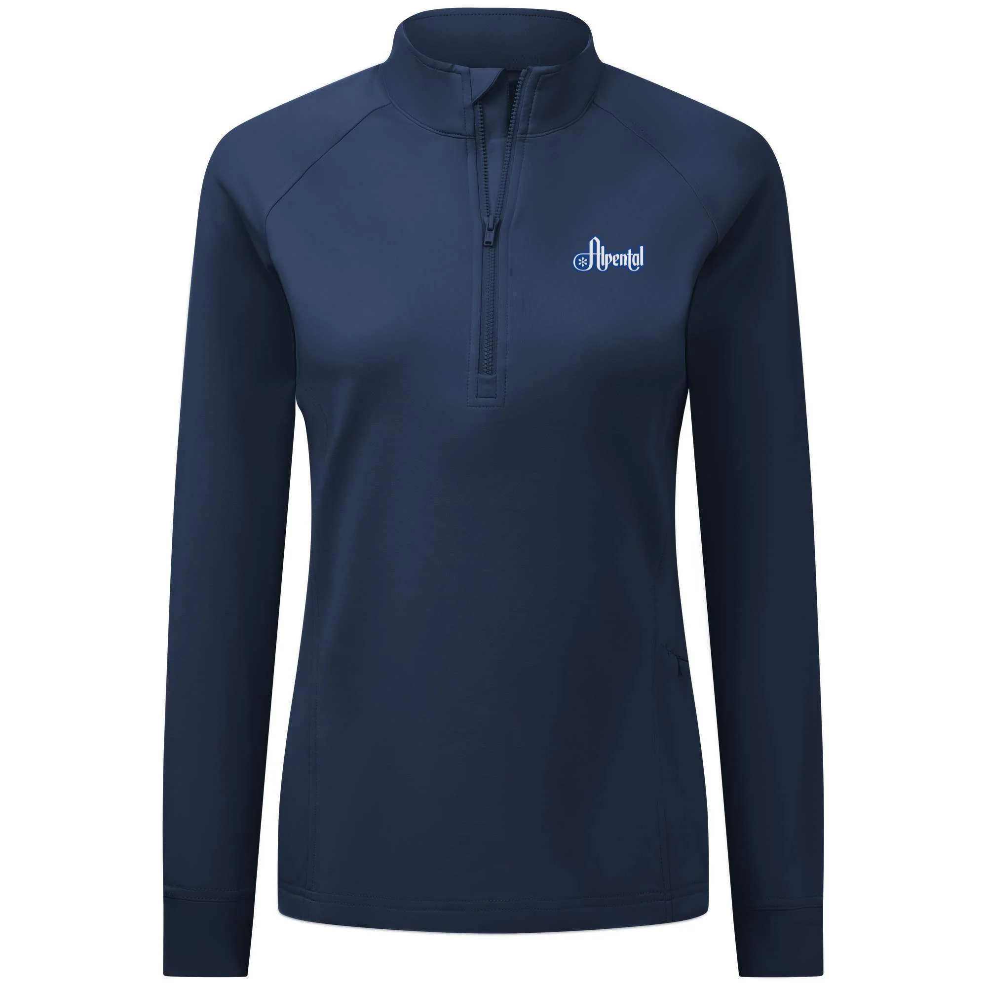 Alpental Women's Midweight 1/4 Zip Full Color Logo - Image 5