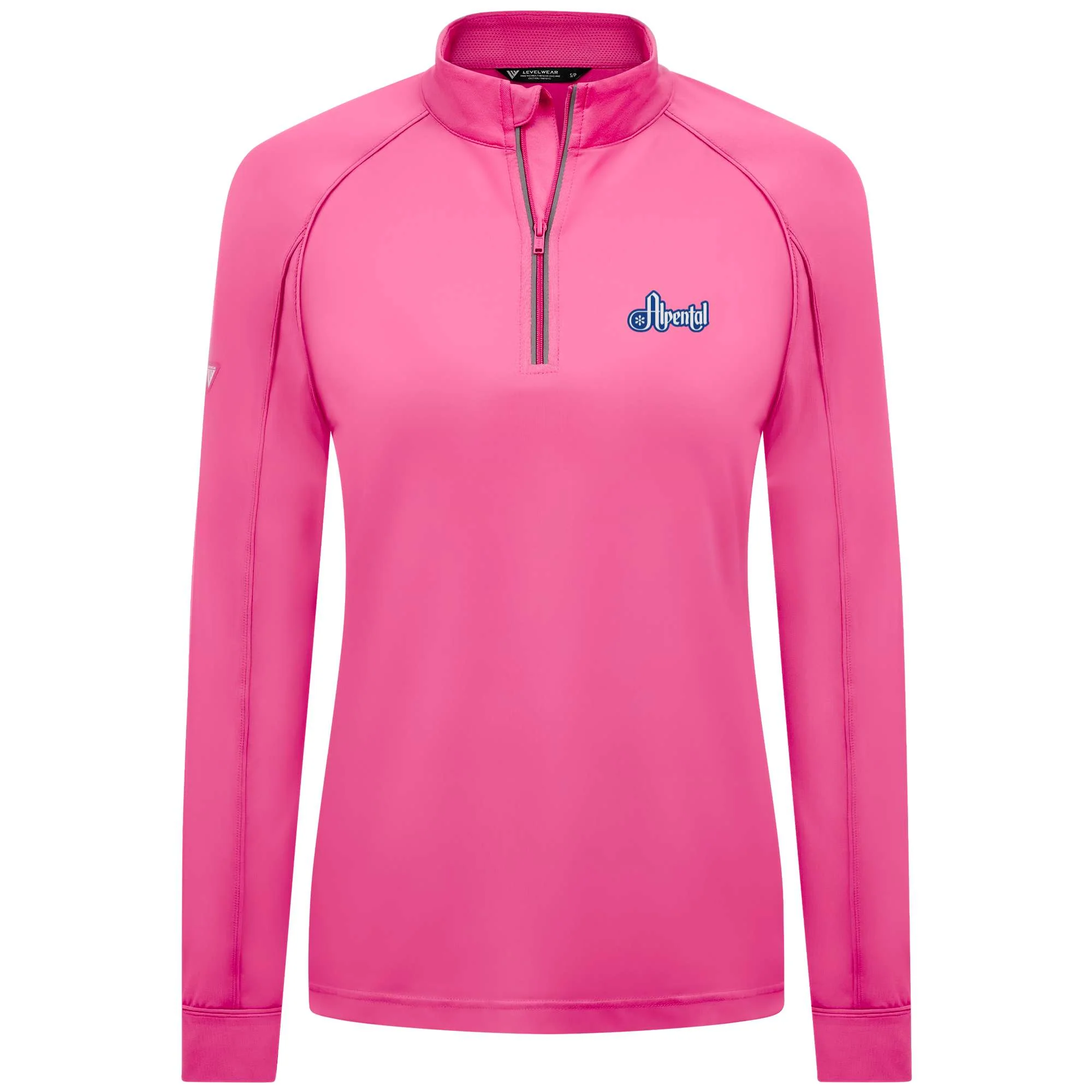 Alpental Women's Lightweight 1/4 Zip Full Color  Logo