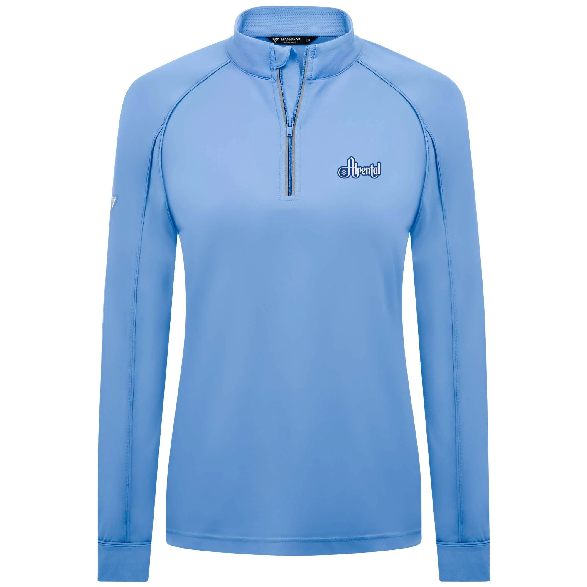 Alpental Women's Lightweight 1/4 Zip Full Color  Logo - Image 2