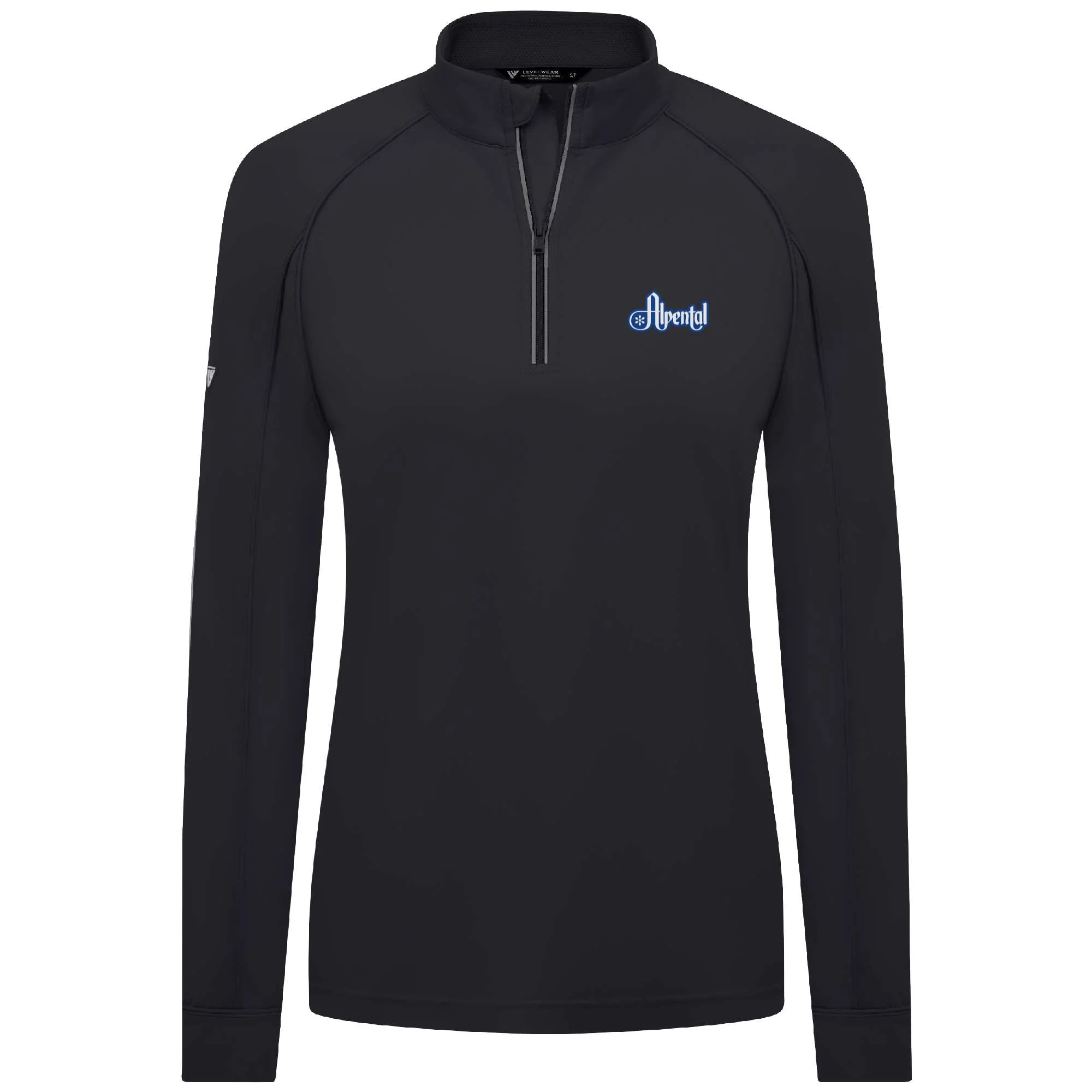 Alpental Women's Lightweight 1/4 Zip Full Color  Logo - Image 4