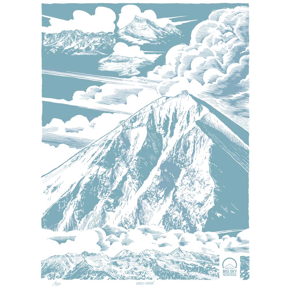 Big Sky Resort Signature Poster Year 2025-2026