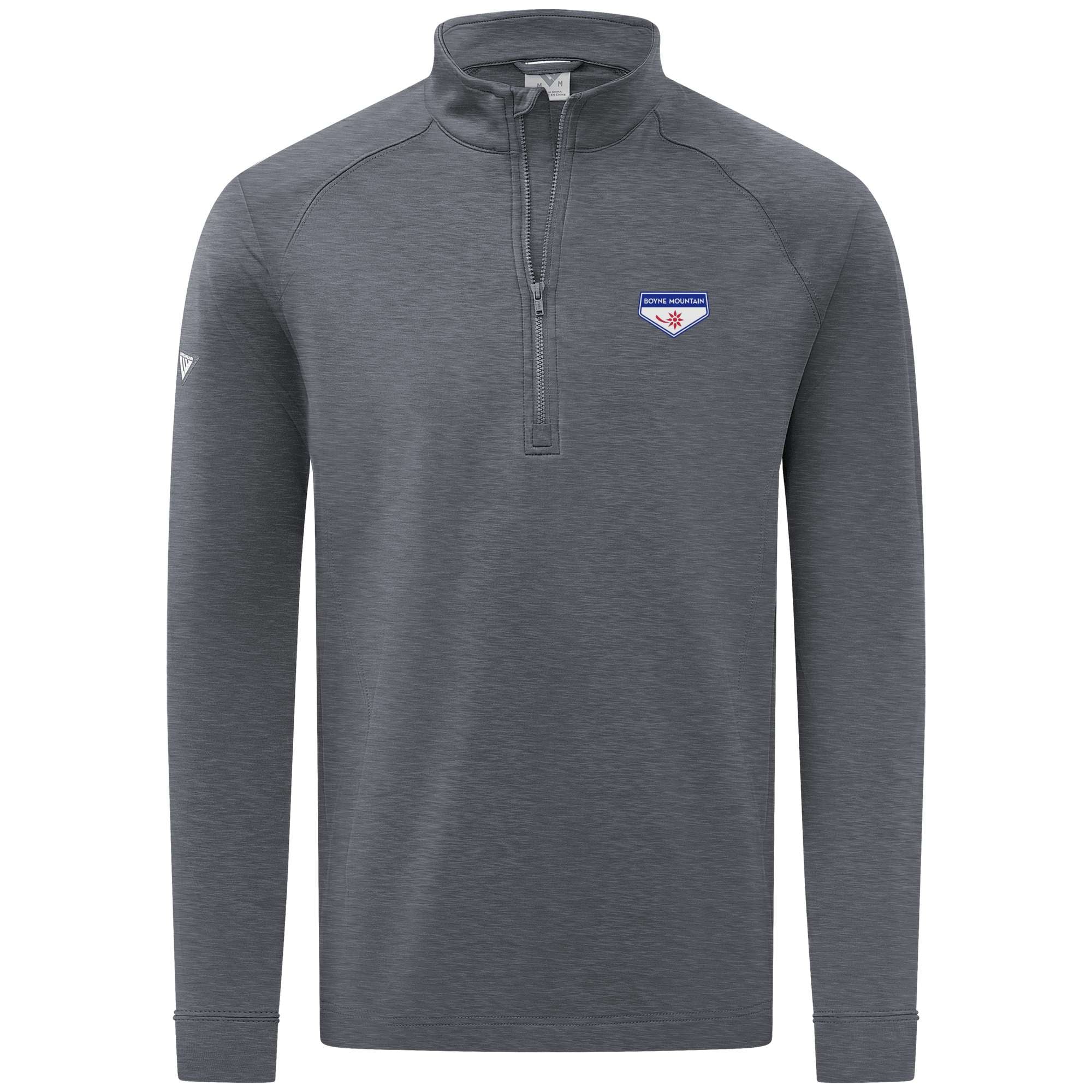 Boyne Mountain Men's Midweight 1/4 Zip Full Color Small Chest Logo - Image 3