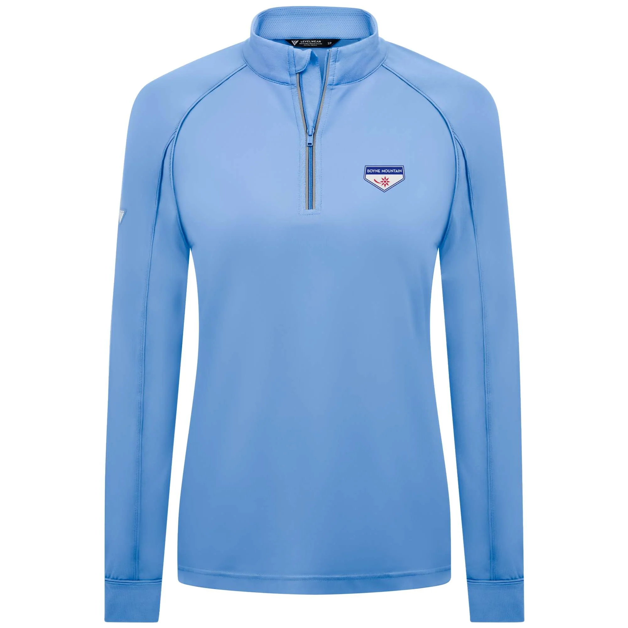 Boyne Mountain Women's Lightweight 1/4 Zip Full Color Small Chest Logo - Image 6