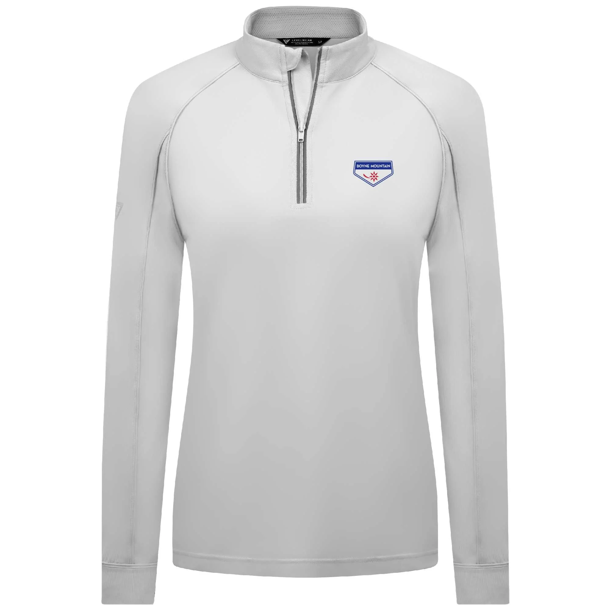 Boyne Mountain Women's Lightweight 1/4 Zip Full Color Small Chest Logo - Image 7