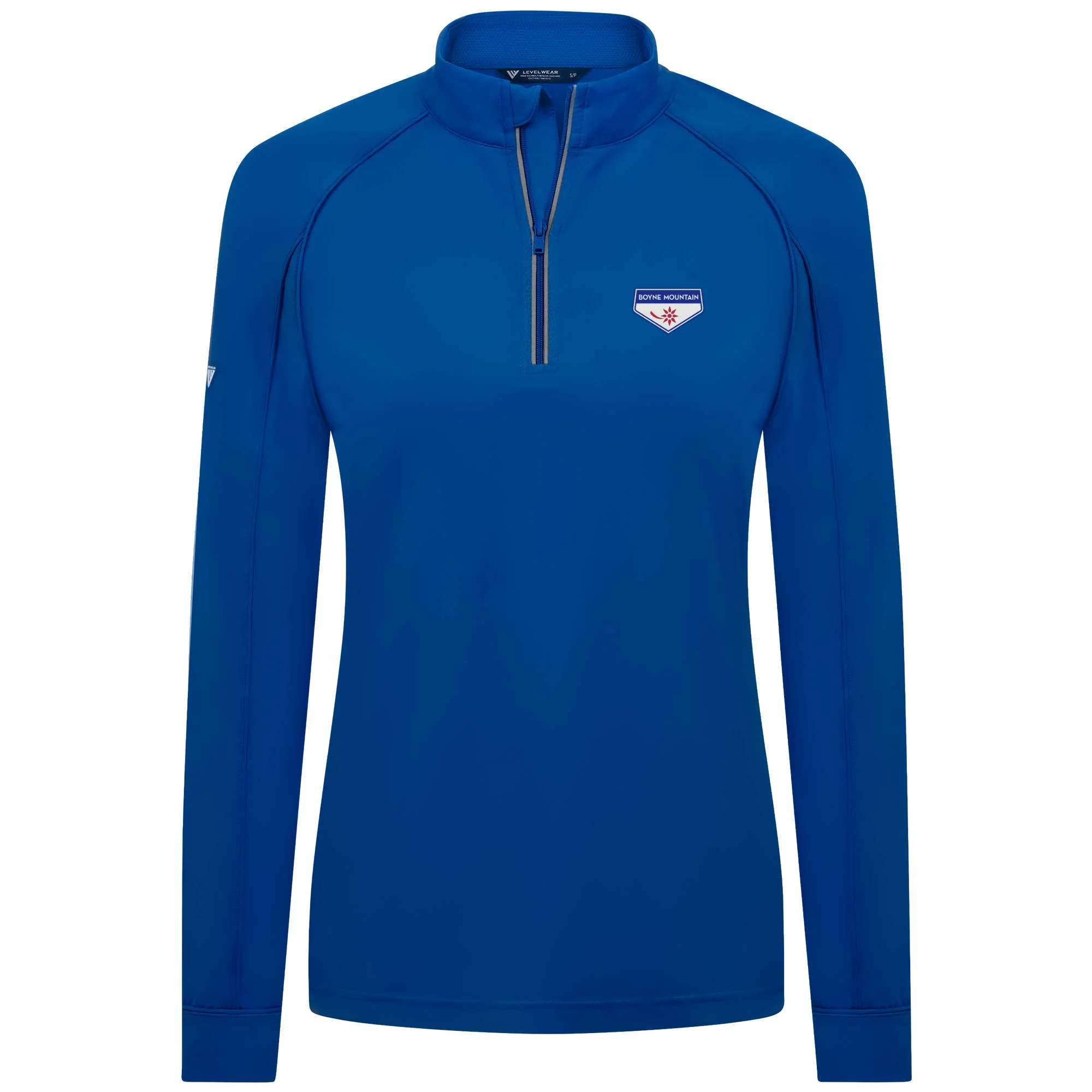 Boyne Mountain Women's Lightweight 1/4 Zip Full Color Small Chest Logo - Image 9